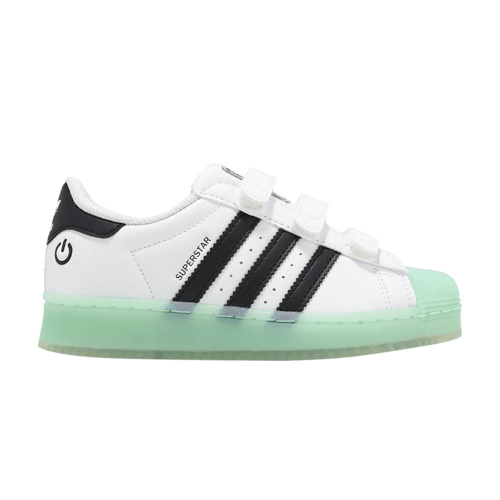 Adidas Superstar CF C 'LED Lights - White Semi Flash Aqua'