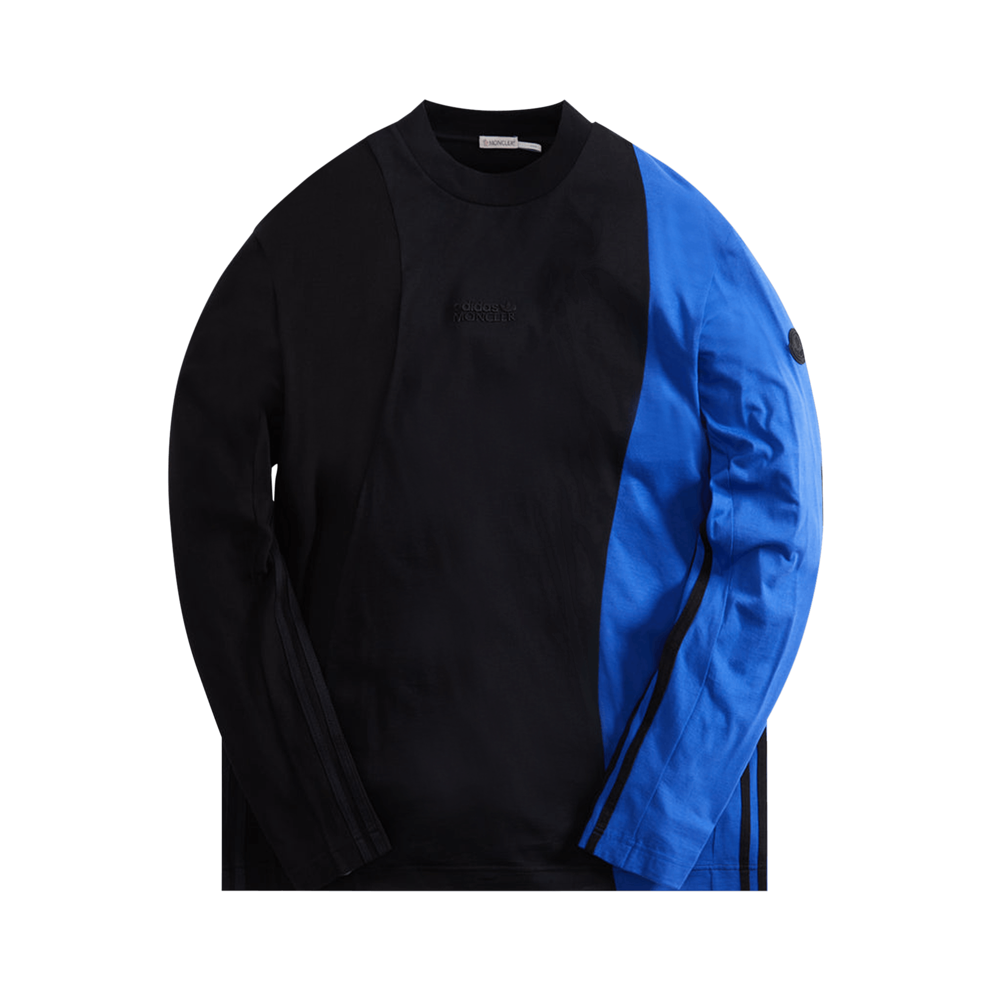 Moncler x adidas Jersey Long-Sleeve T-Shirt 'Black/Blue'