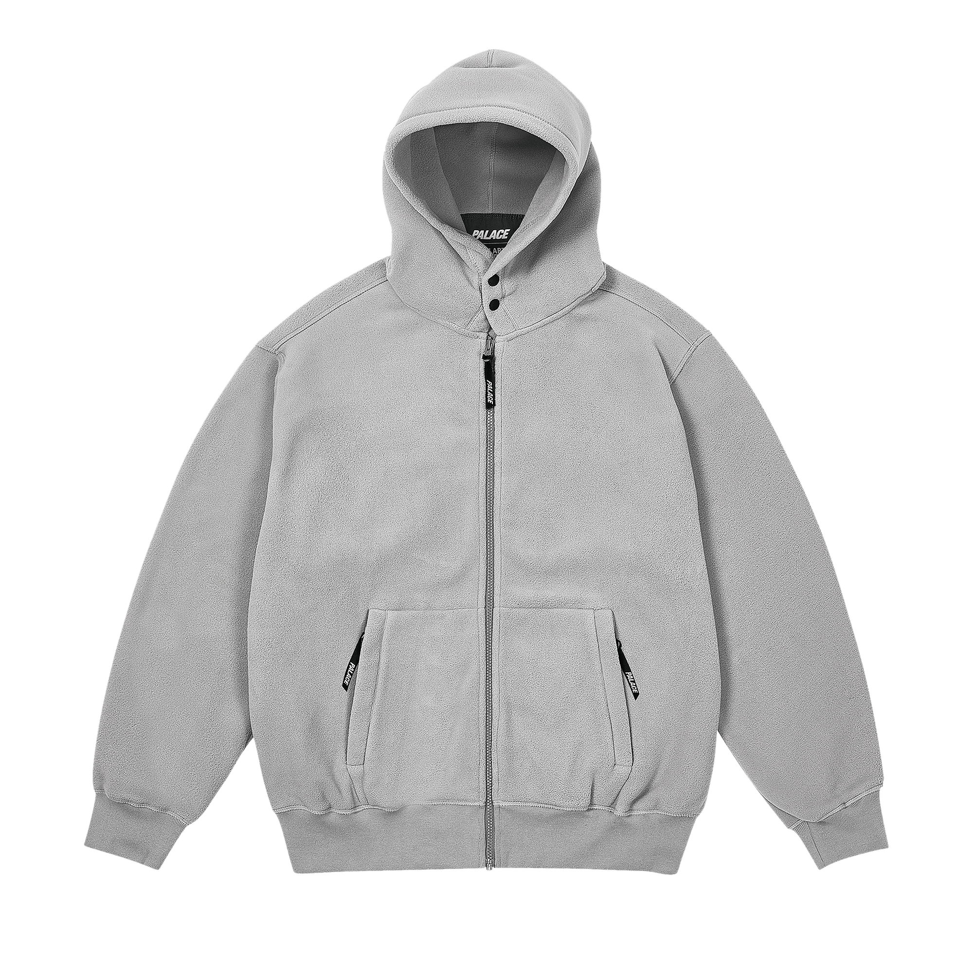 Palace Polartec Lazer Zip Hood 'Concrete Grey'