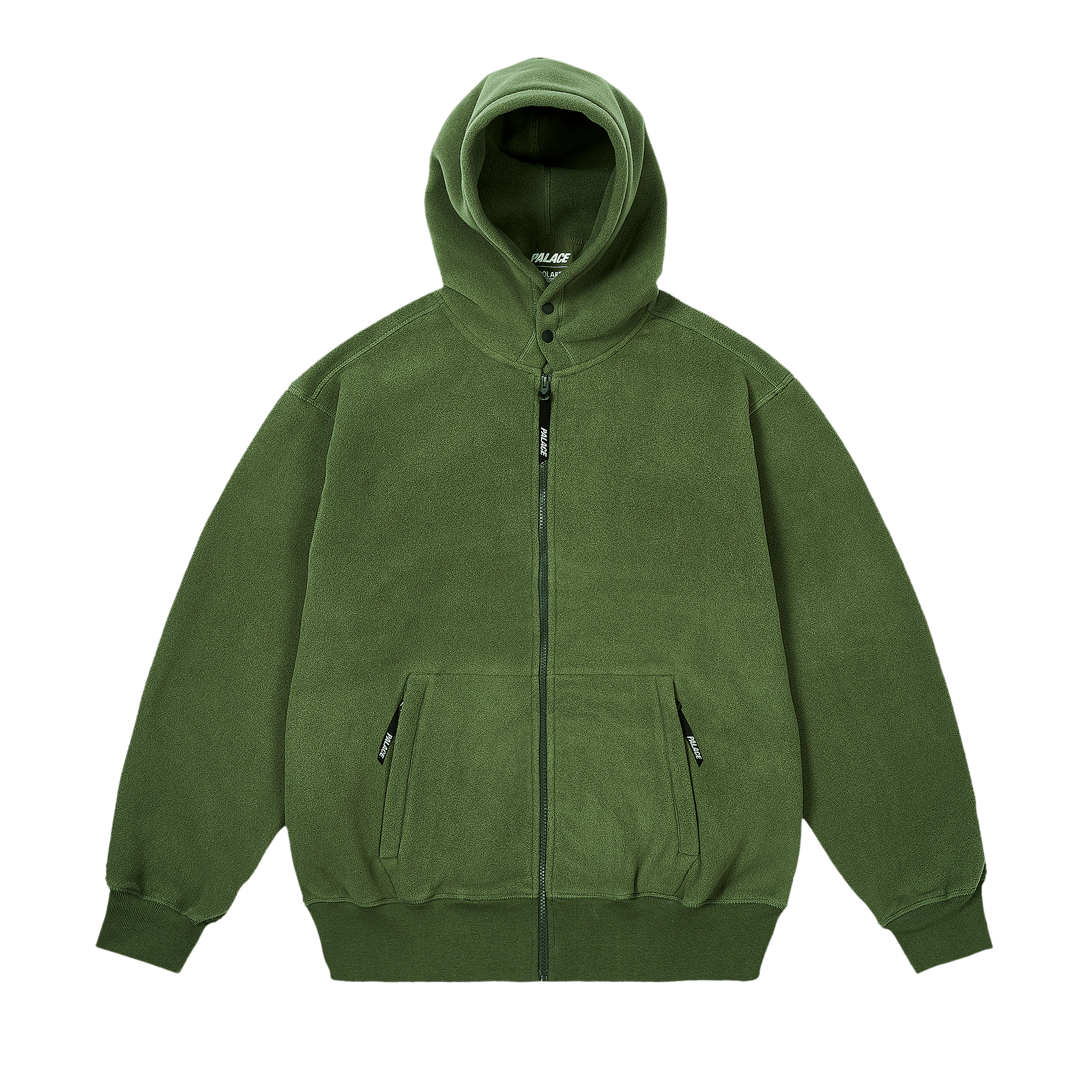 Palace Polartec Lazer Zip Hood 'The Deep Green'