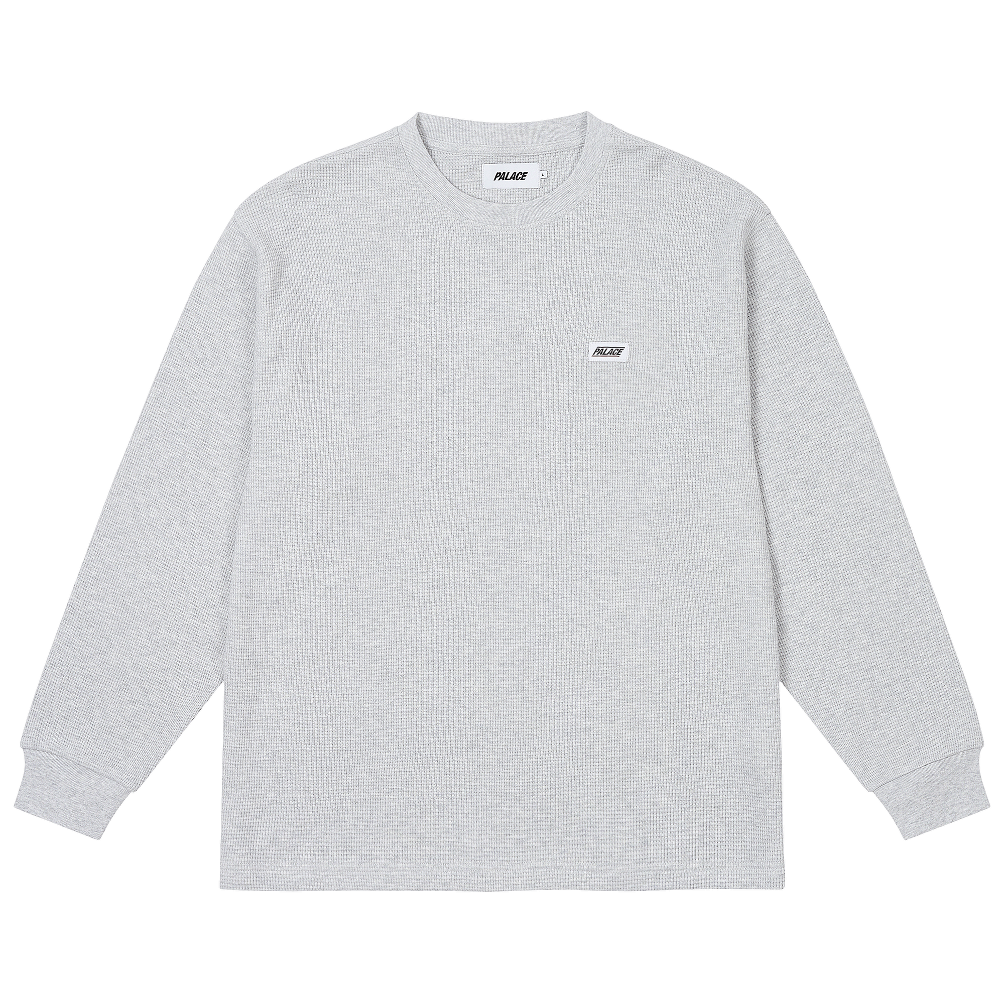 Palace Basically A Thermal Long-Sleeve 'Grey Marl'