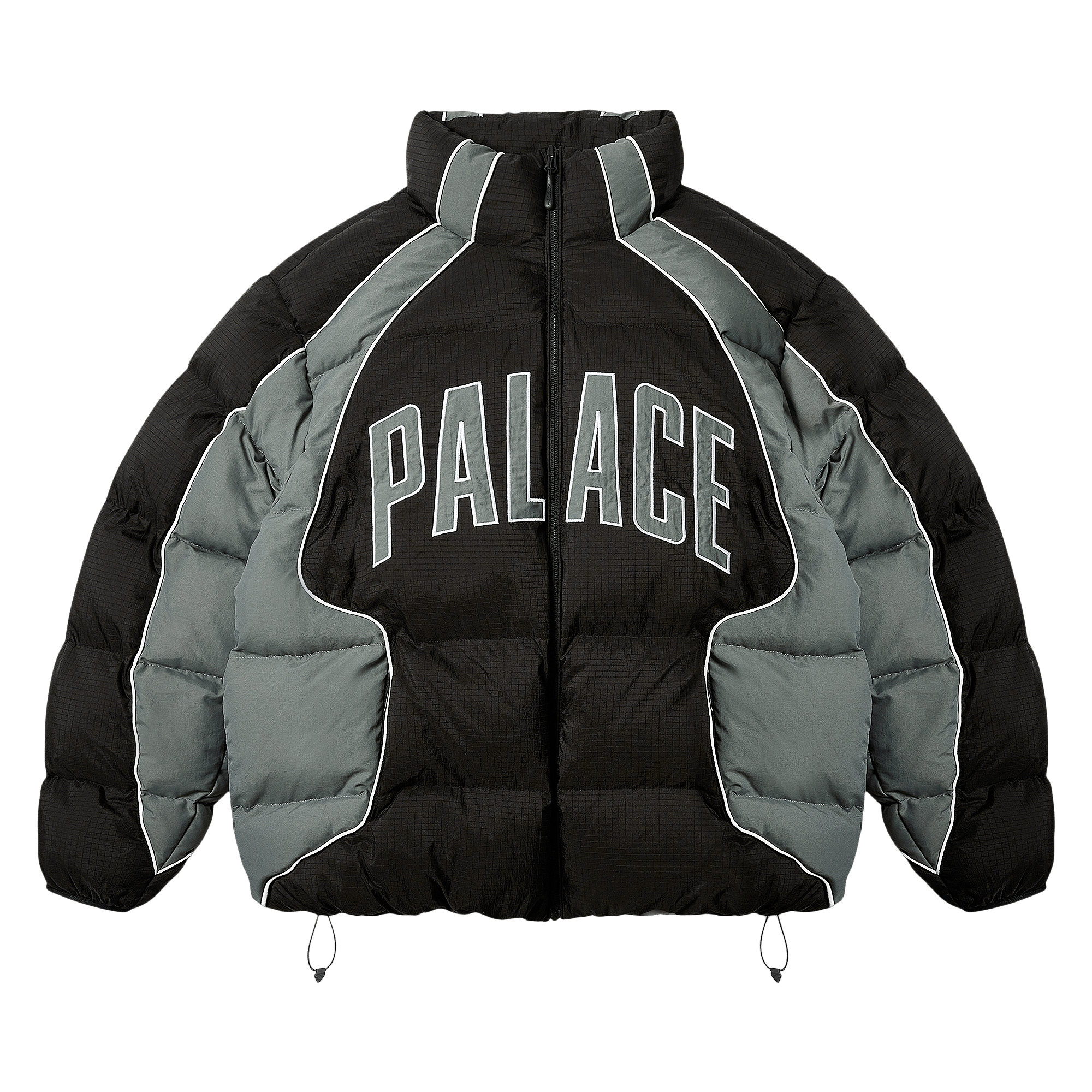 Palace Sport Mit Puffa 'Black/Concrete Grey'