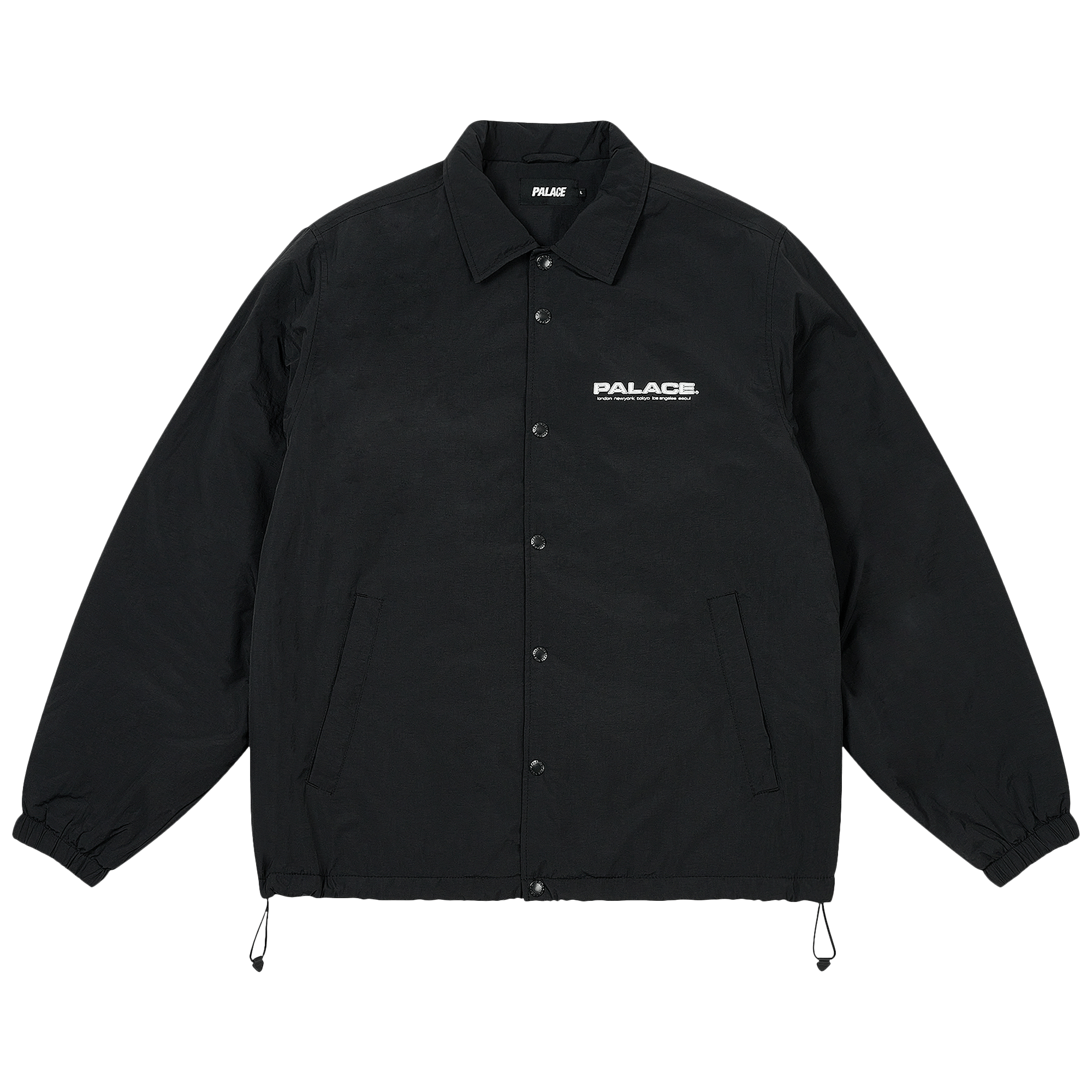 Palace Fleece Lined Coach Jacket 'Black'