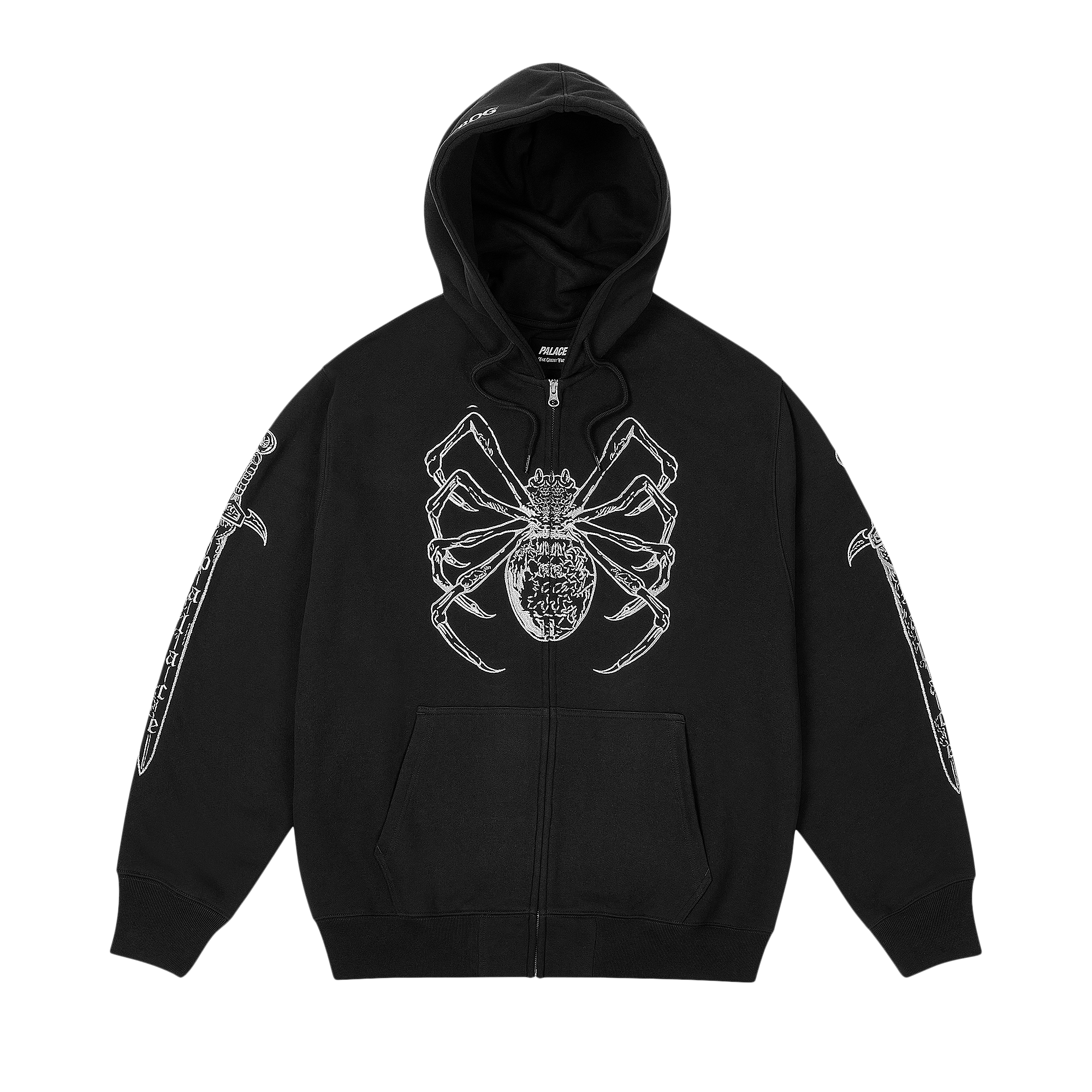 Palace TGF Zip Hood 'Black'