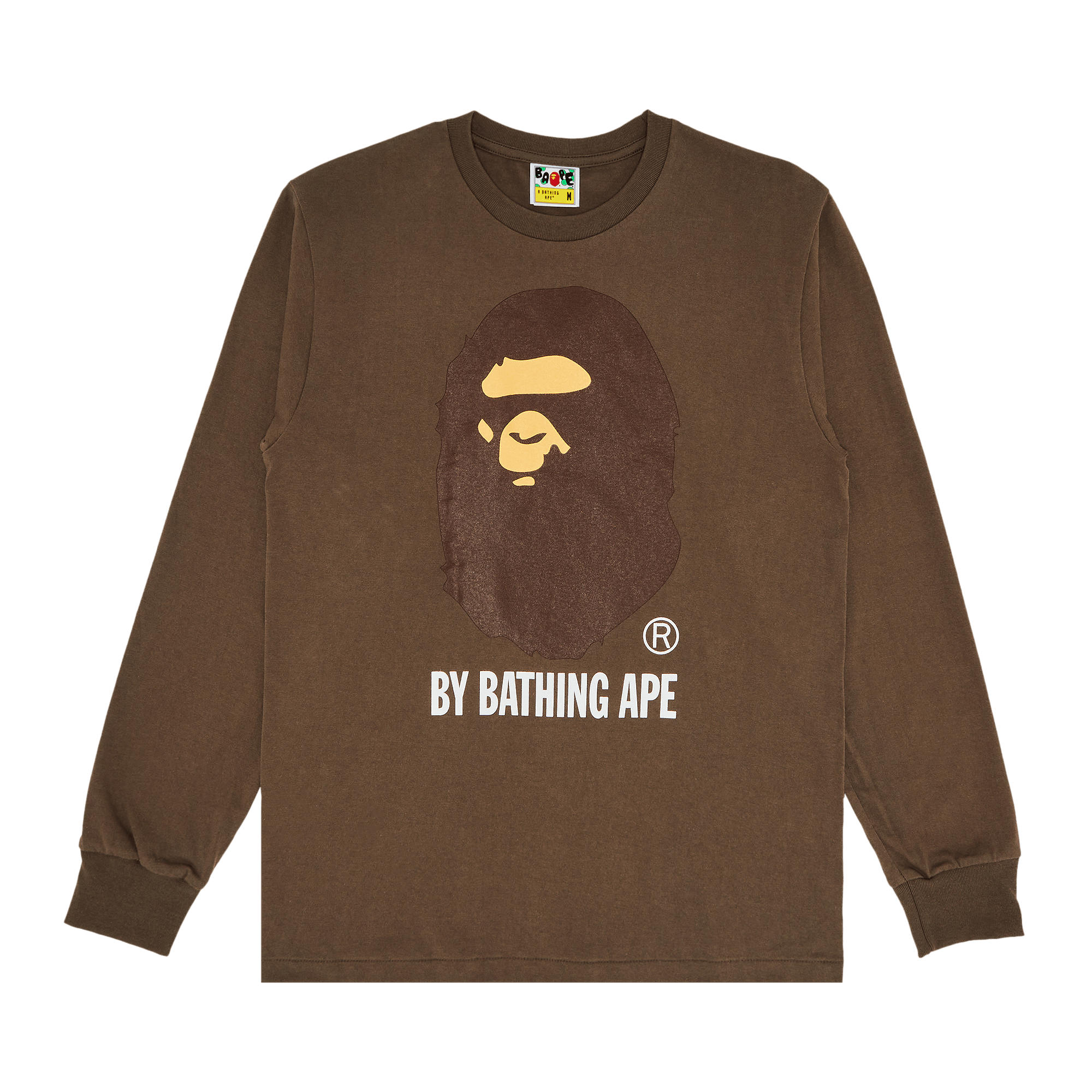 BAPE By Bathing Ape Long-Sleeve Tee 'Brown'