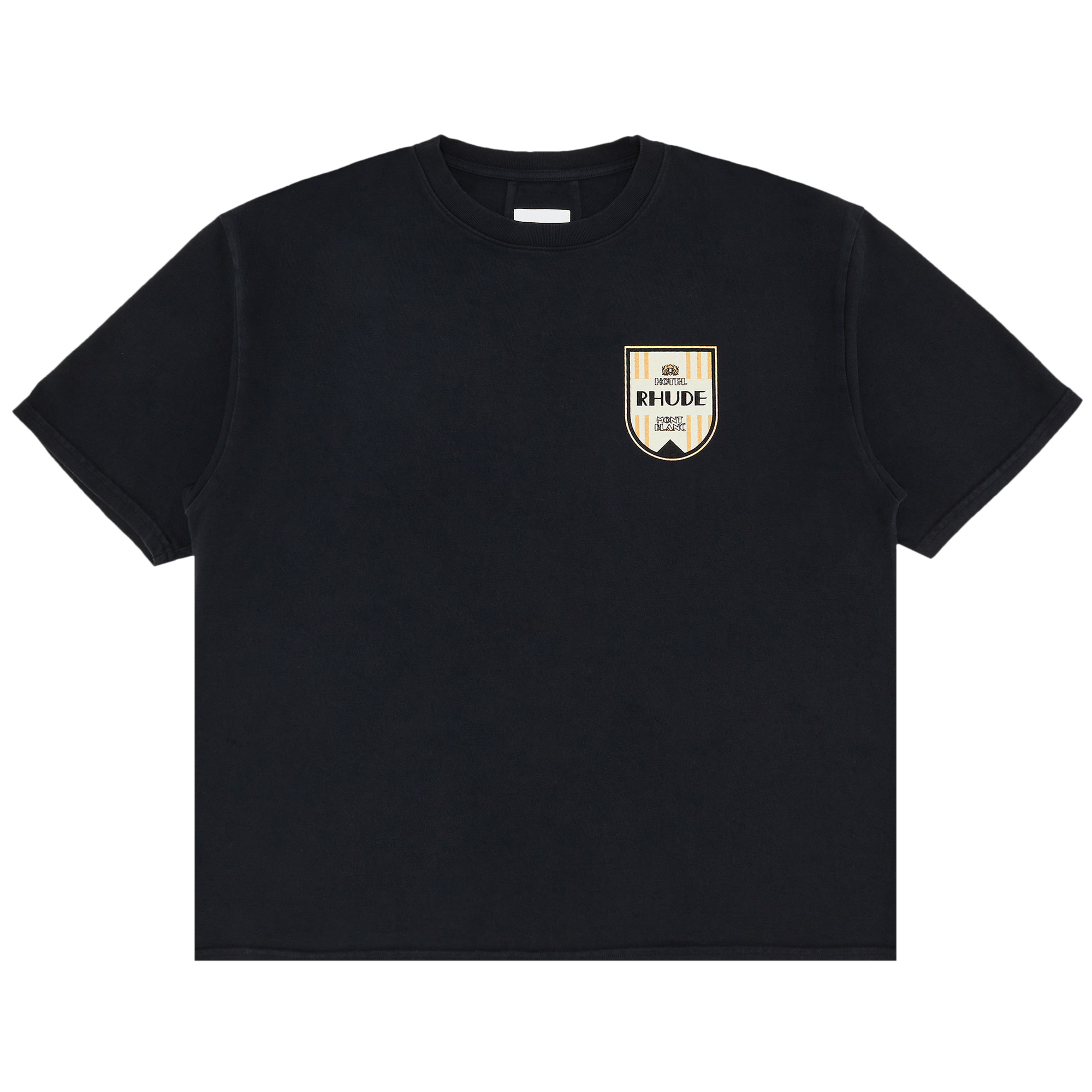 Rhude Mont Blanc Hotel Tee 'Vintage Black'