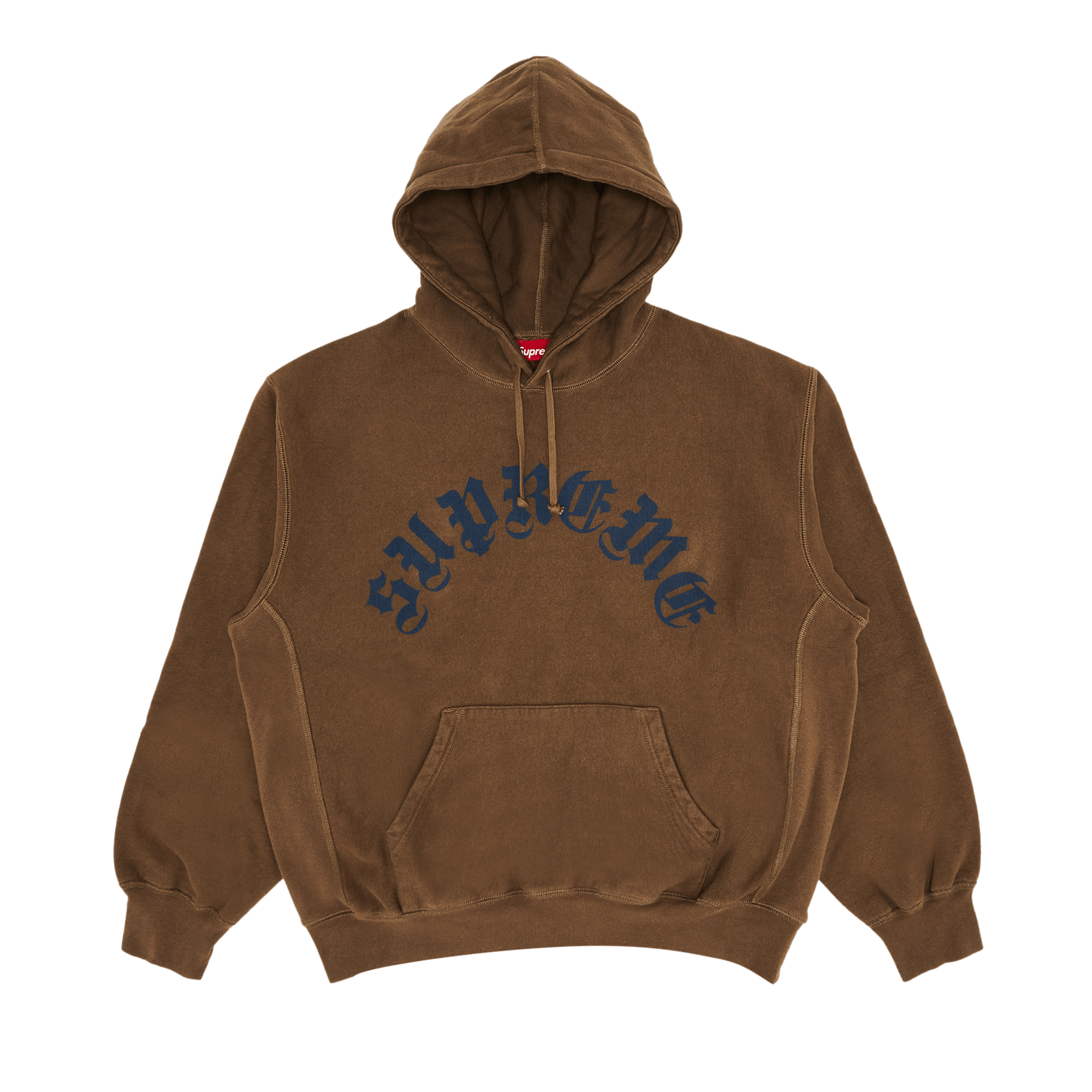Supreme Printed Arc Hooded Sweatshirt 'Dusty Brown'