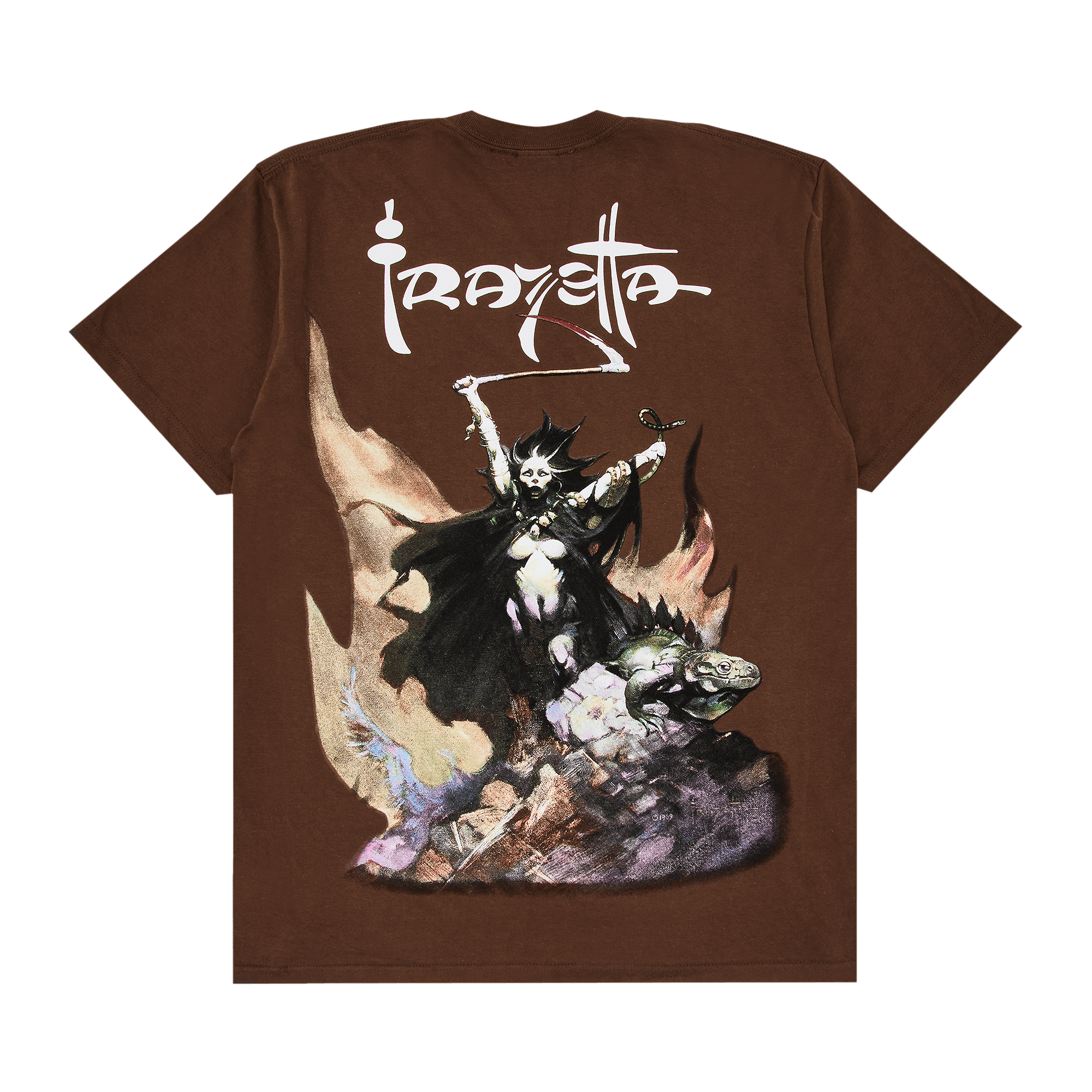Supreme x Frank Frazetta Woman With Scythe Tee 'Brown'