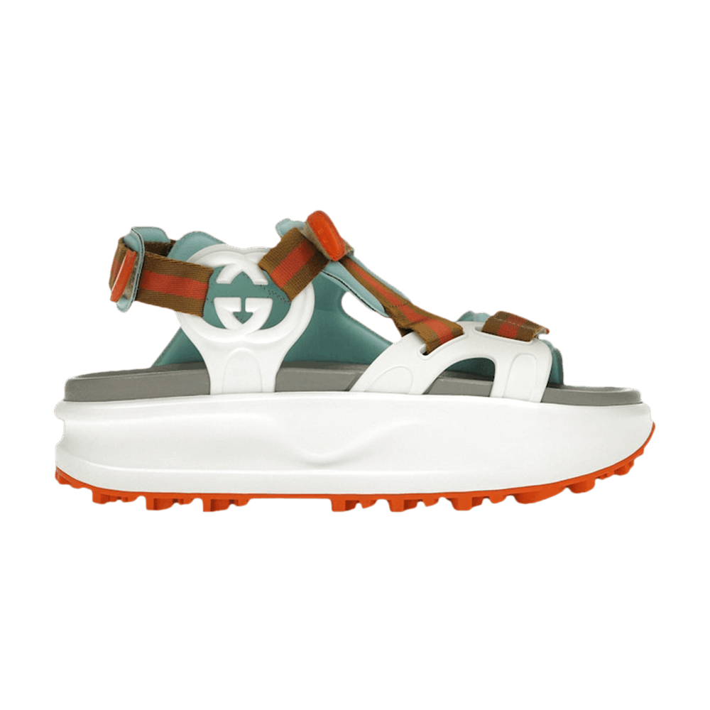 Gucci Wmns Platform Sandal 'Color Block - White Blue Orange'