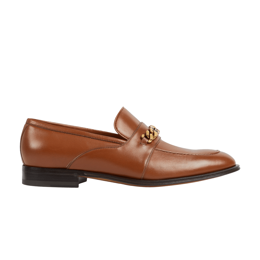 Gucci Loafer 'Interlocking G Chain - Brown'