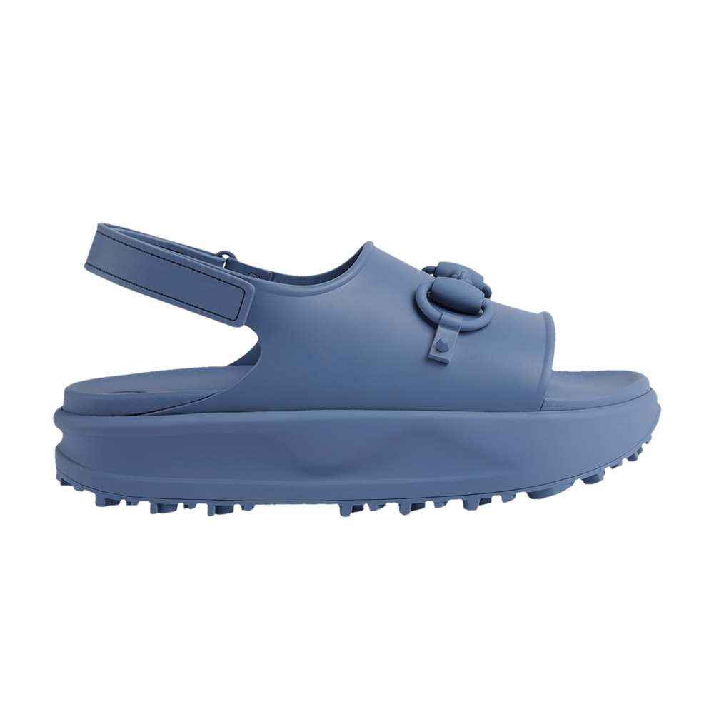 Gucci Horsebit Flatform Sandal 'Blue'