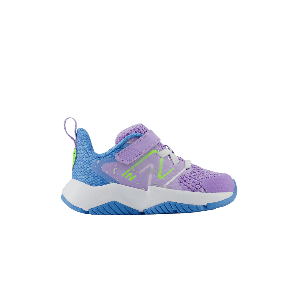 New Balance Rave Run v2 Bungee Lace Top Strap Toddler 'Lilac Glo Sky Blue'