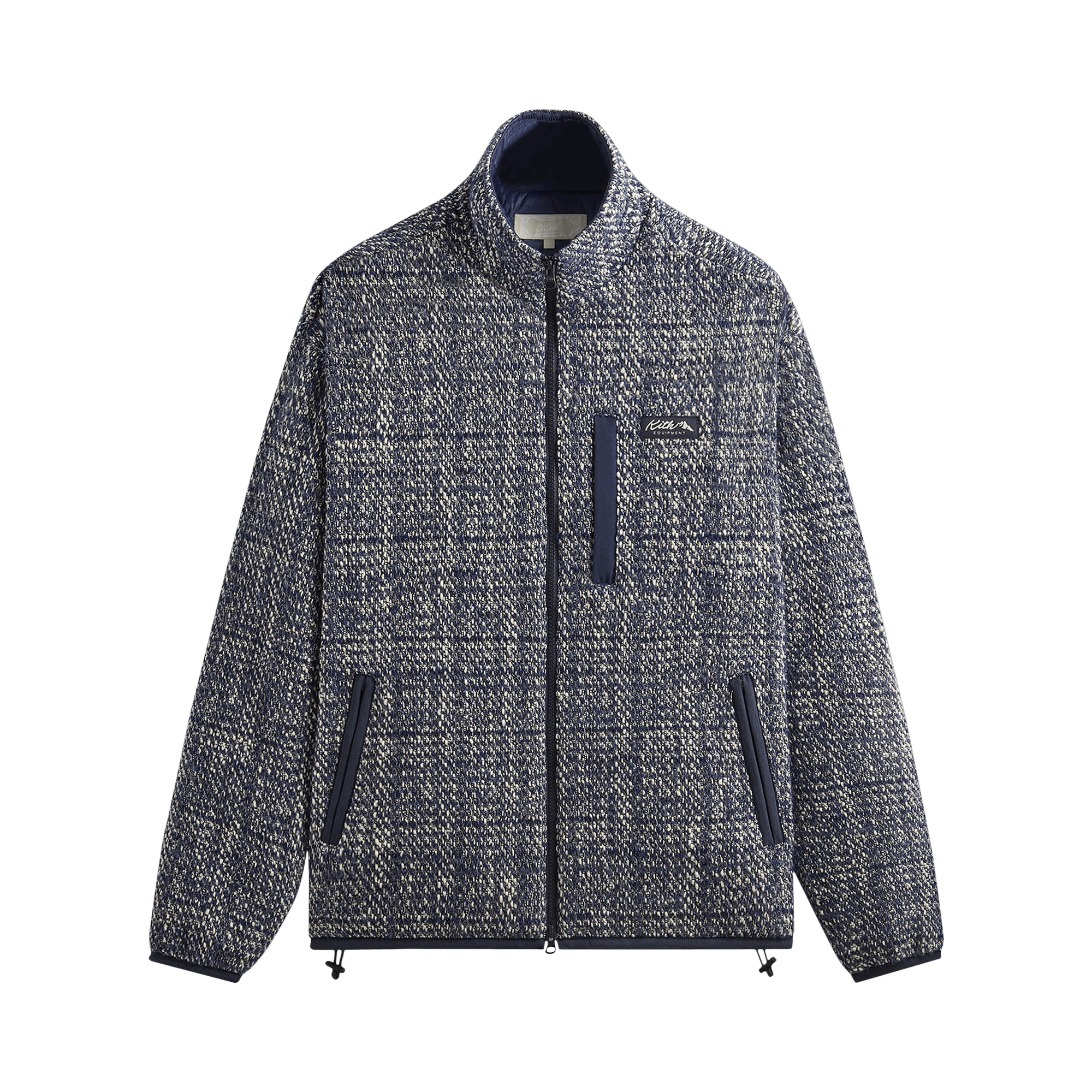 Kith Textured Tweed Claremont Full Zip 'Cave'
