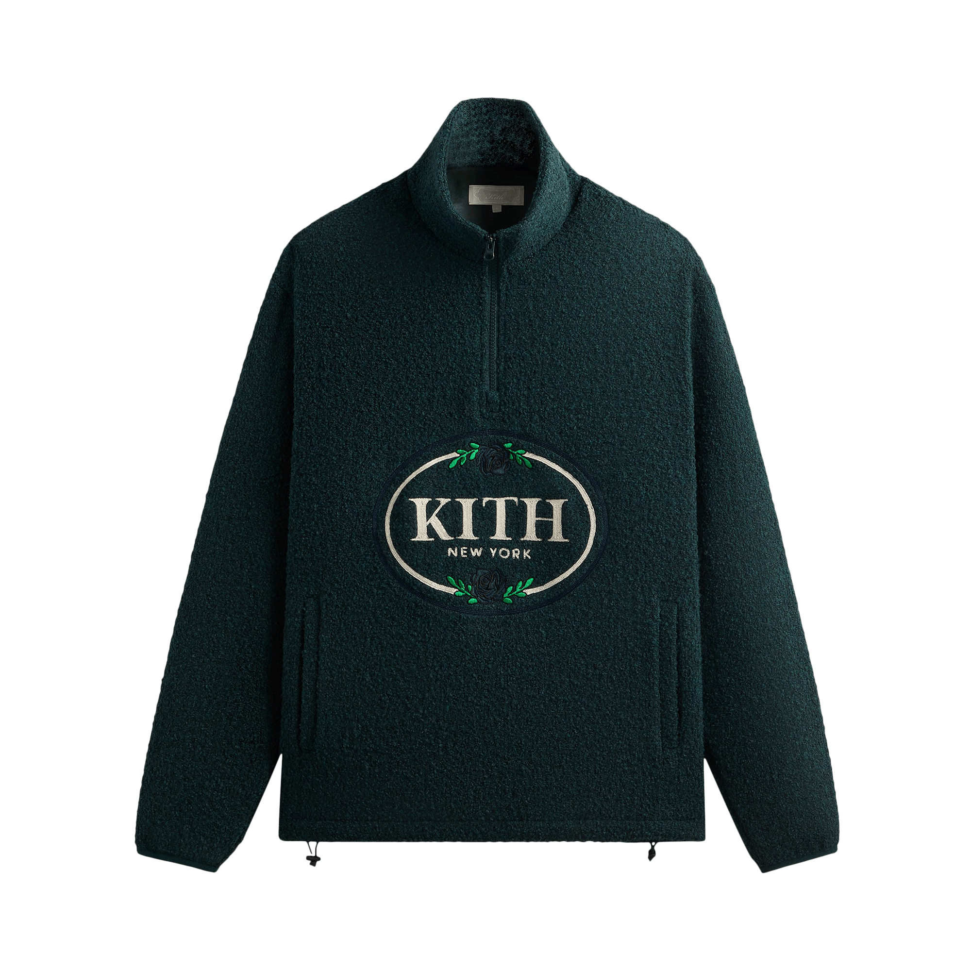 Kith Tweed Eric Quarter Zip Pullover 'True'
