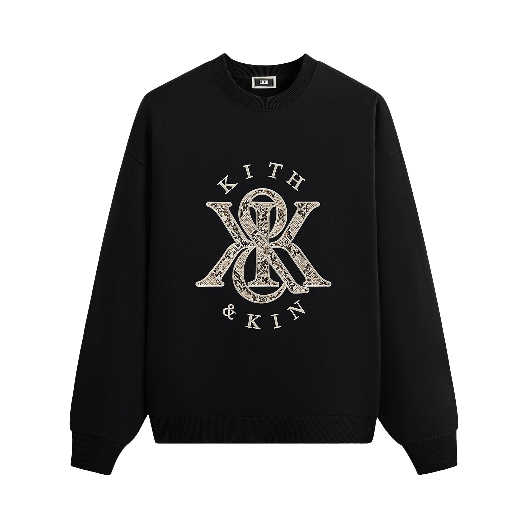 Kith K&K Python Nelson Crewneck 'Black'