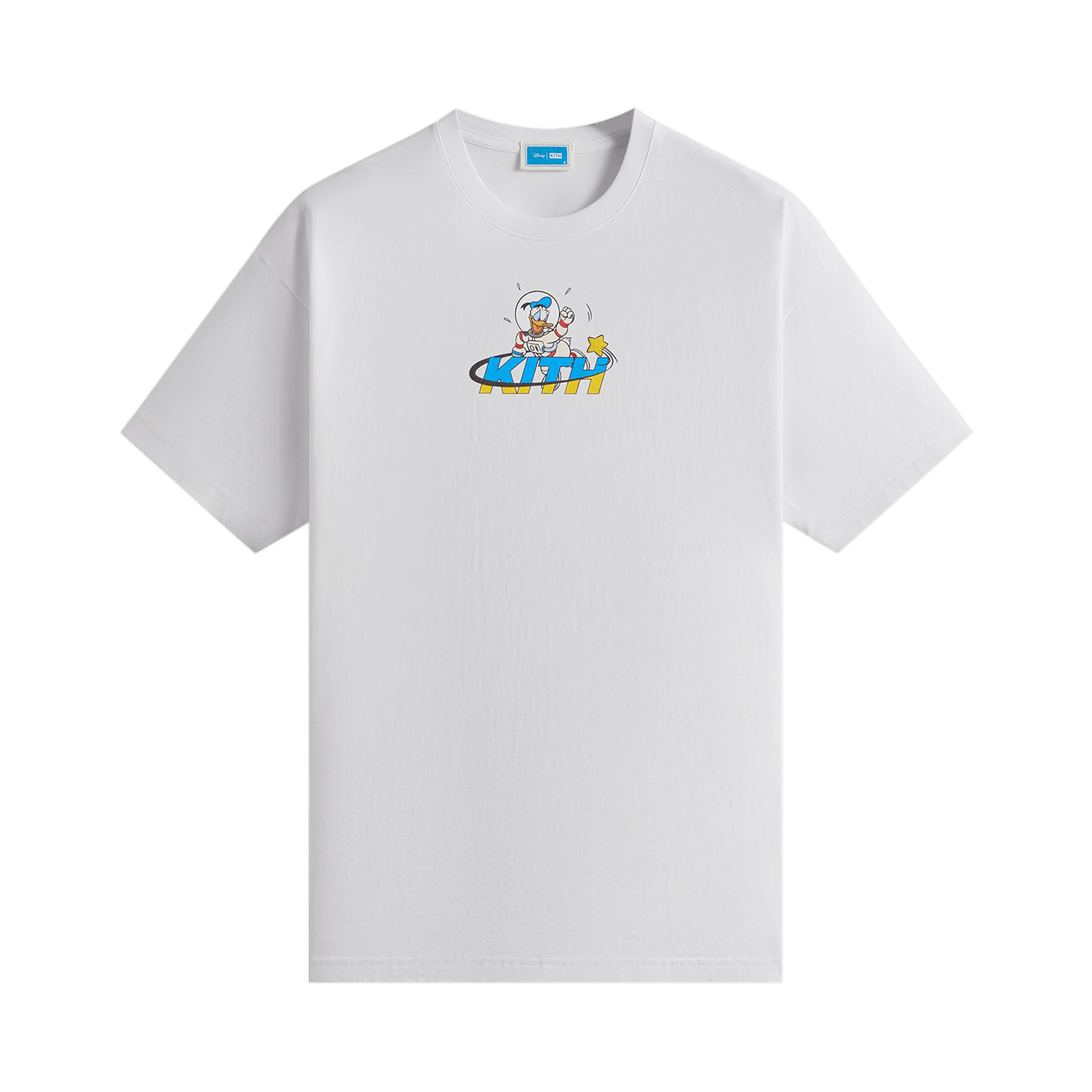 Kith x Disney Donald Duck Astronaut Vintage Tee 'White'