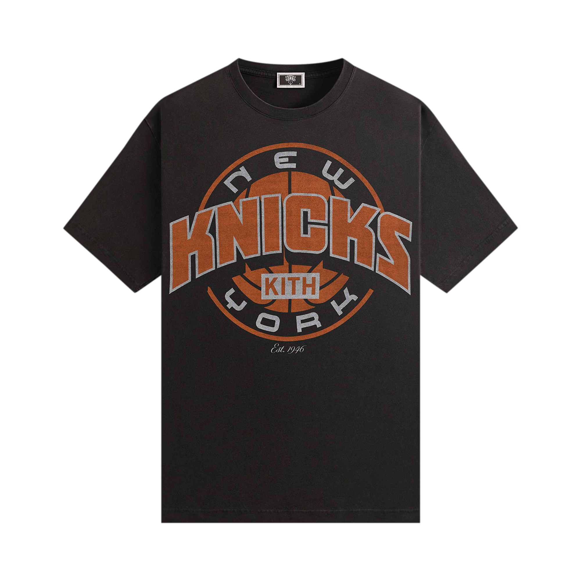 Kith For The New York Knicks Showtime Vintage Tee 'Black'