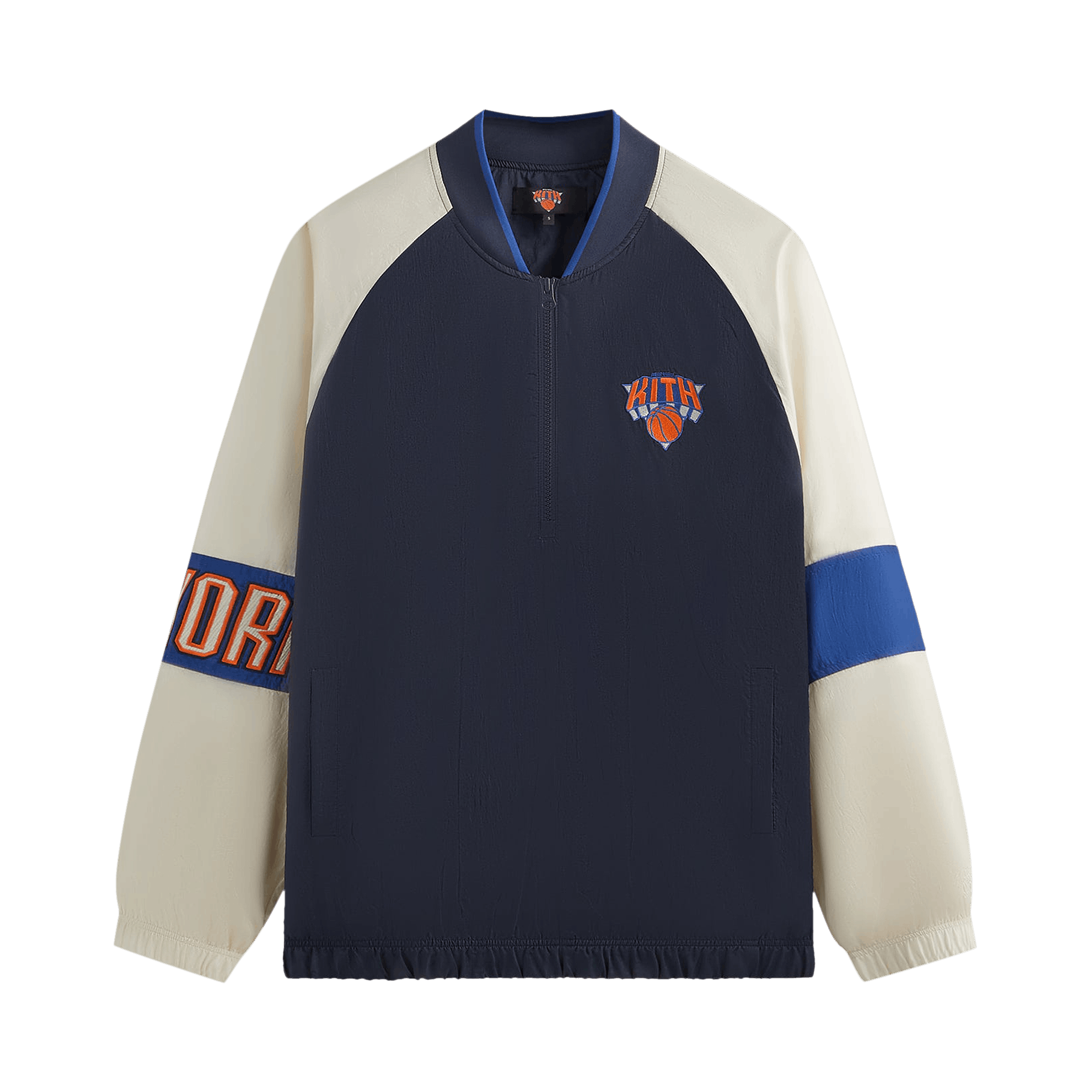 Kith For The New York Knicks Nylon Quarter Zip 'Nocturnal'