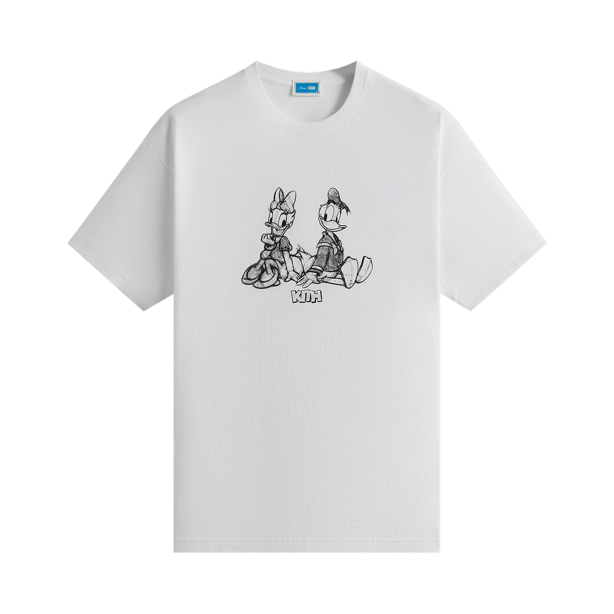 Kith x Disney Donald Duck Sketch Vintage Tee 'White'