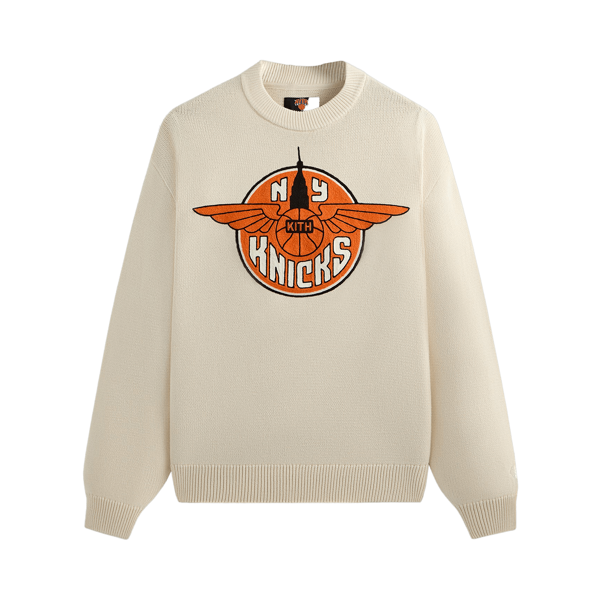 Kith For The New York Knicks Wings Lewis Sweater 'Sandrift'