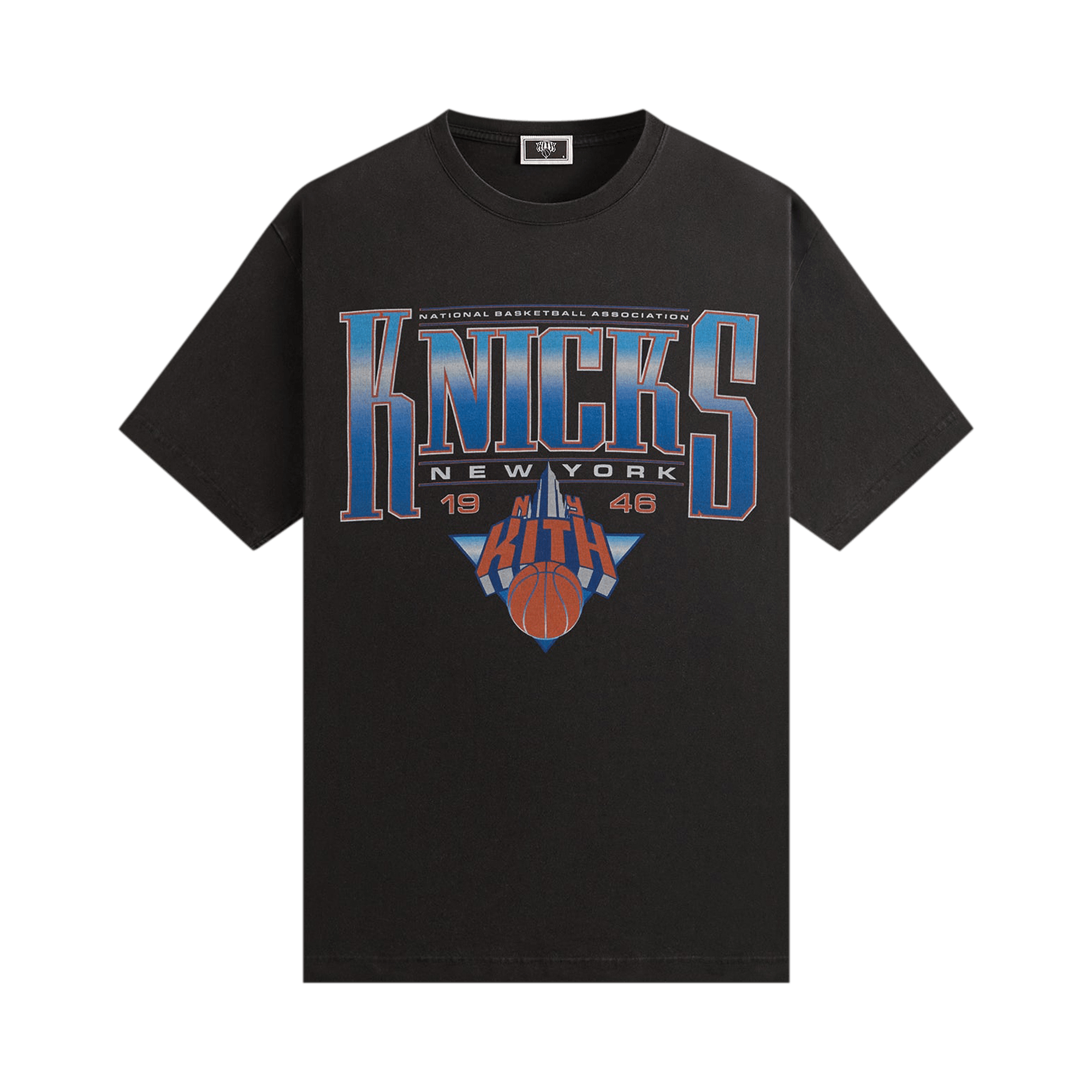 Kith For The New York Knicks Luster Vintage Tee 'Black'