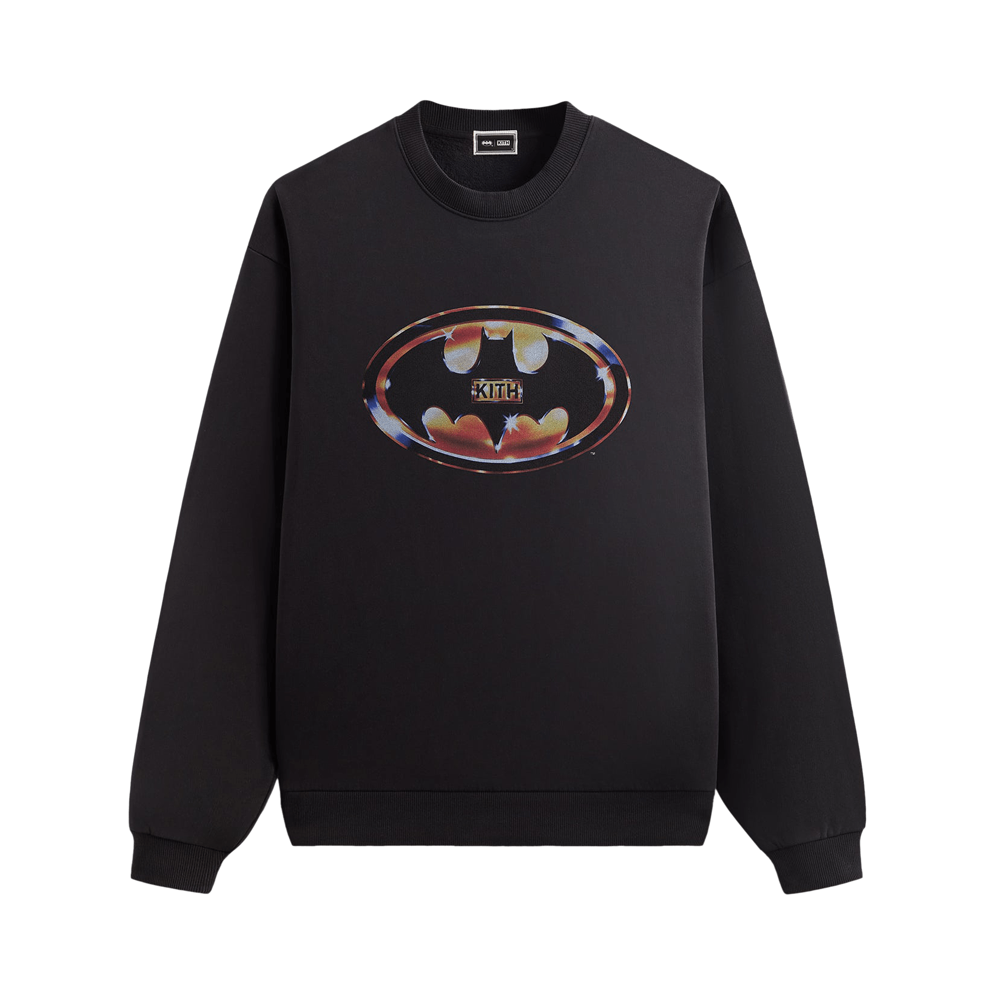 Kith x Batman Logo Vintage Nelson Crewneck 'Black'