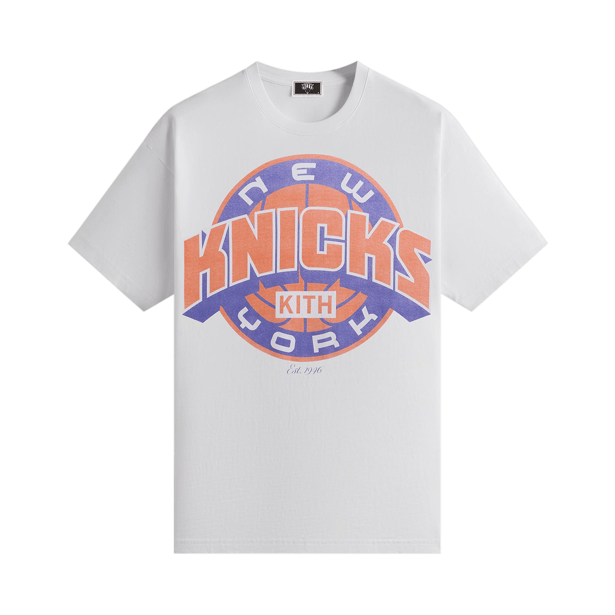 Kith For The New York Knicks Showtime Vintage Tee 'White'
