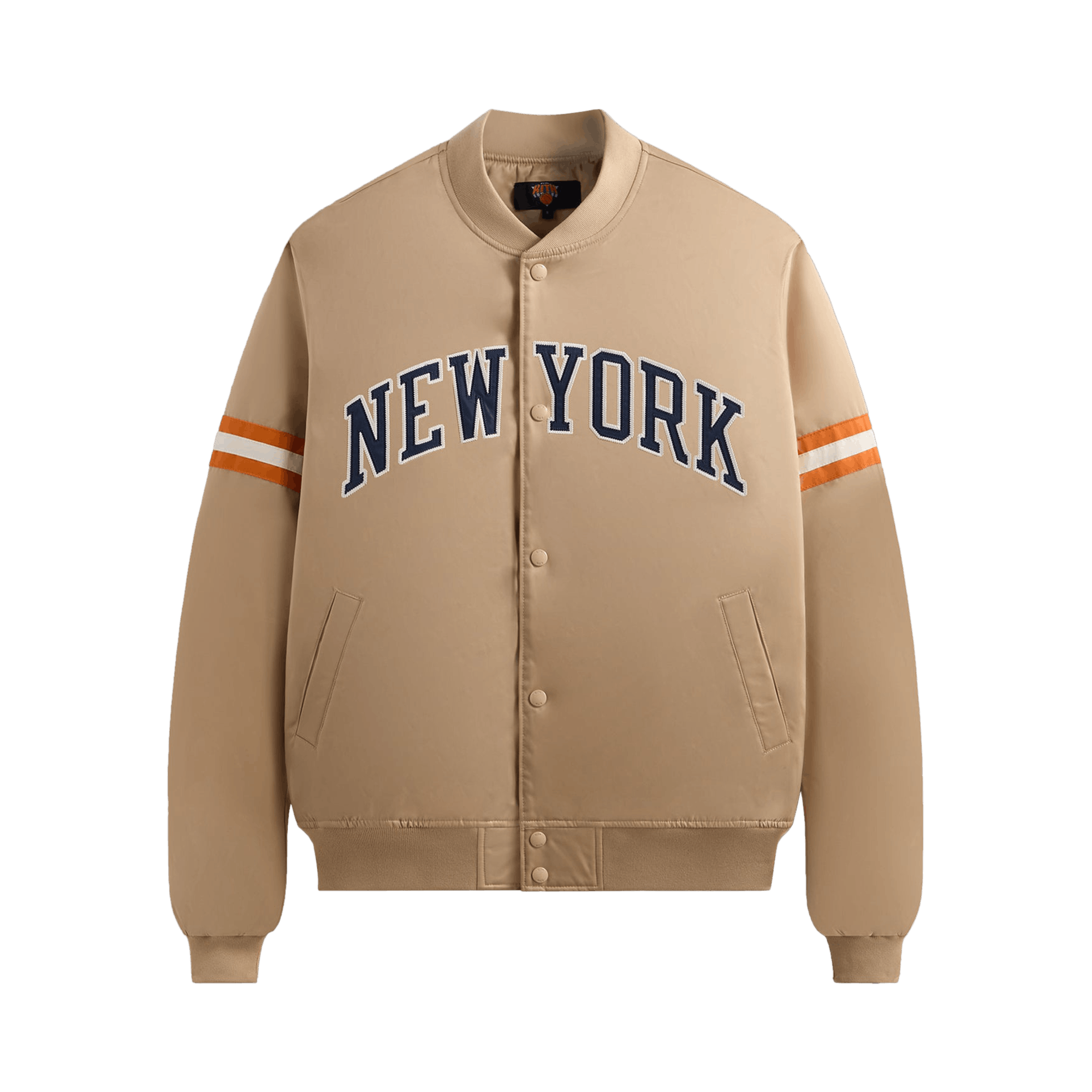 Kith For The New York Knicks Wings Satin Bomber Jacket 'Stock'