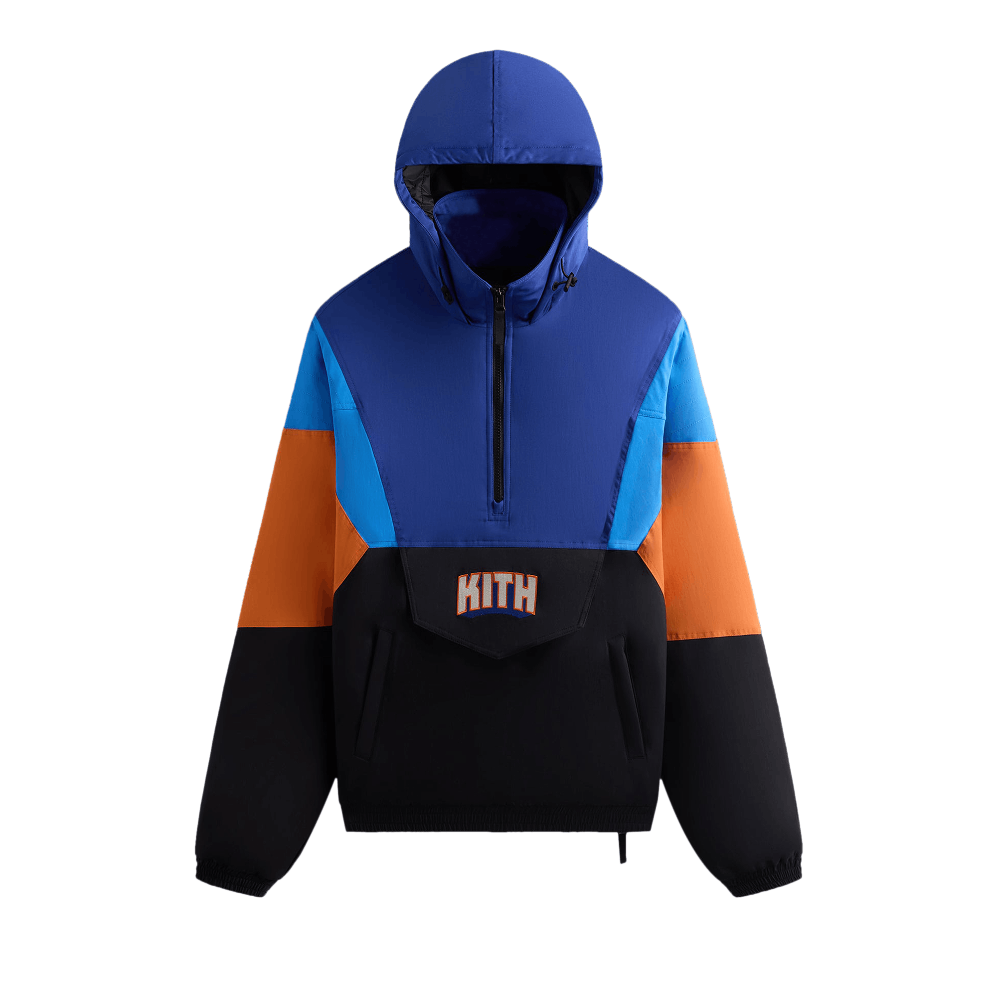 Kith For The New York Knicks Wings Quarter Zip Anorak 'Black'