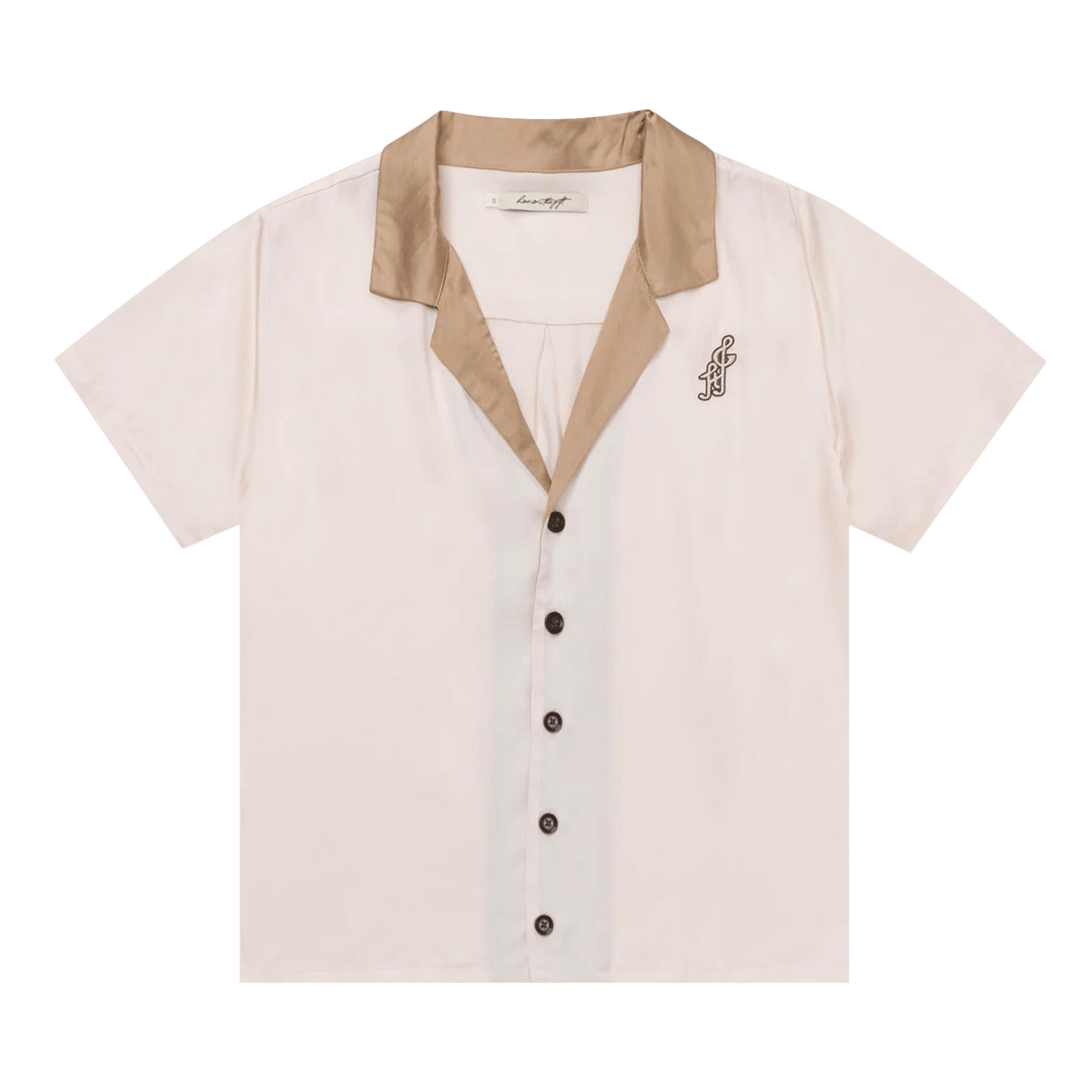 Honor The Gift Notes Camp Shirt 'Cream'