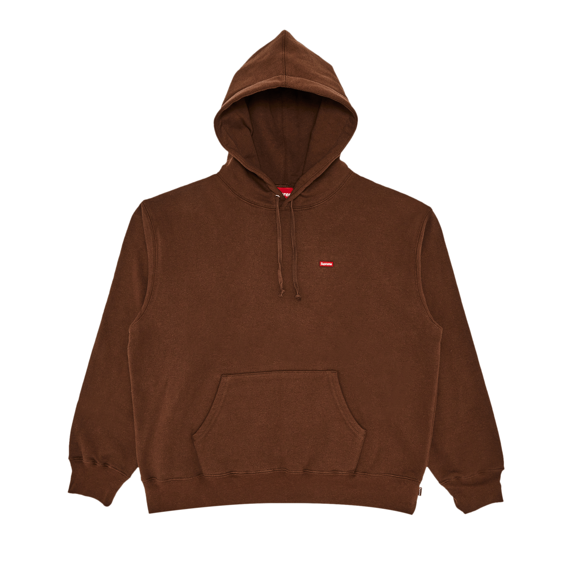 Supreme Small Box Hooded Sweatshirt 'Brown'