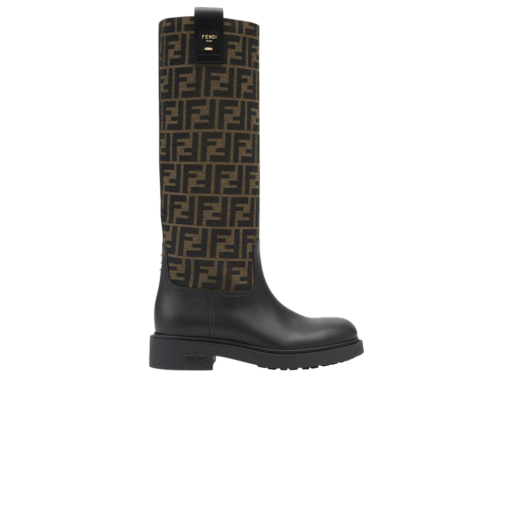 Fendi Wmns Filo Boot 'FF Motif - Brown'
