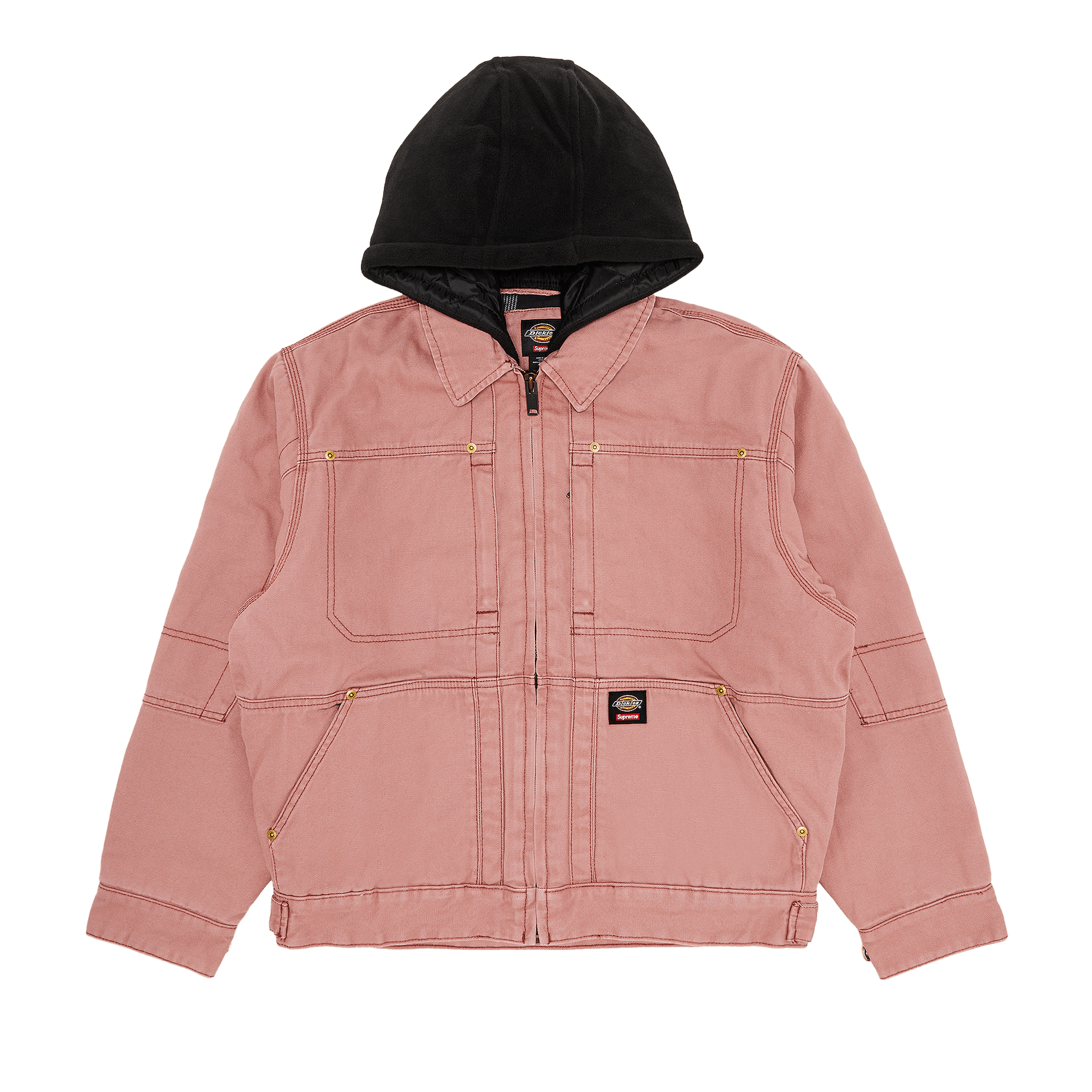 Supreme x Dickies Hooded Work Jacket 'Pink'