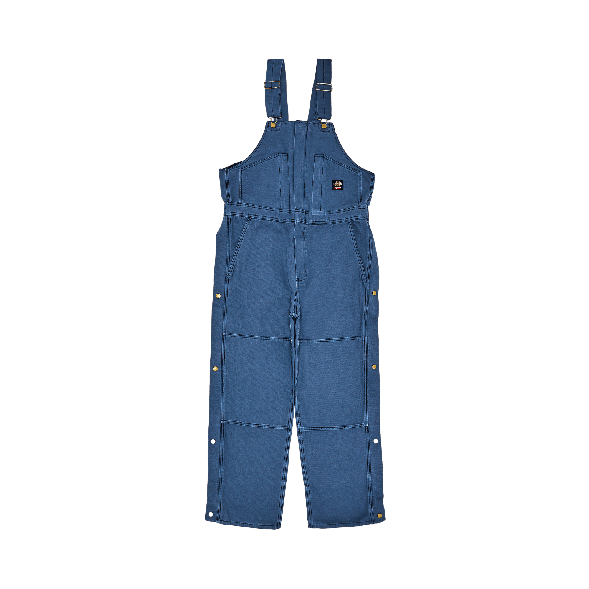 Supreme x Dickies Flannel Lined Overall 'Light Blue'