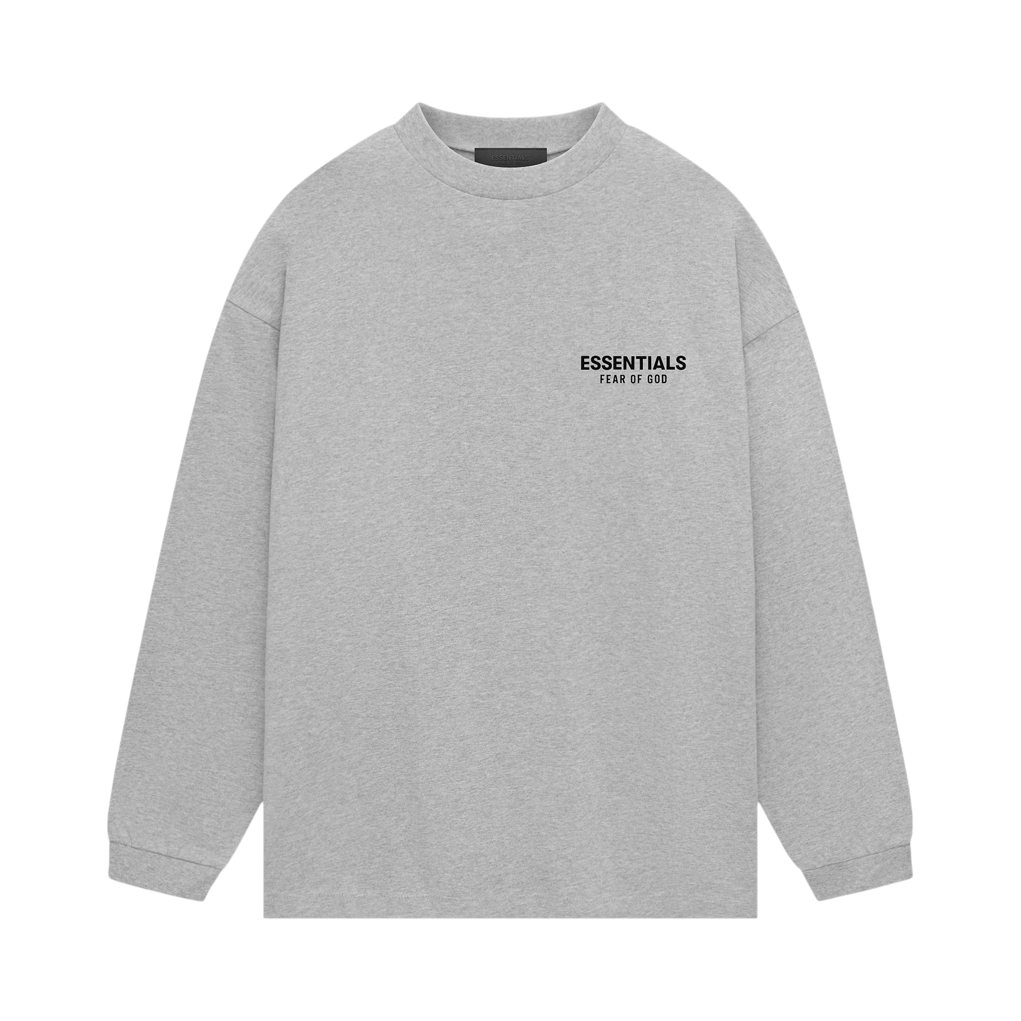 Fear of God Essentials Jersey Long-Sleeve Shirt 'Light Heather Grey'