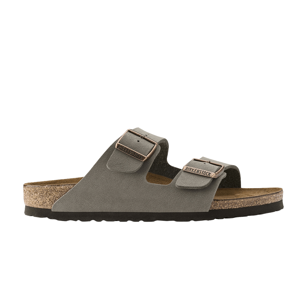 Birkenstock Arizona Birkibuc Narrow 'Stone'