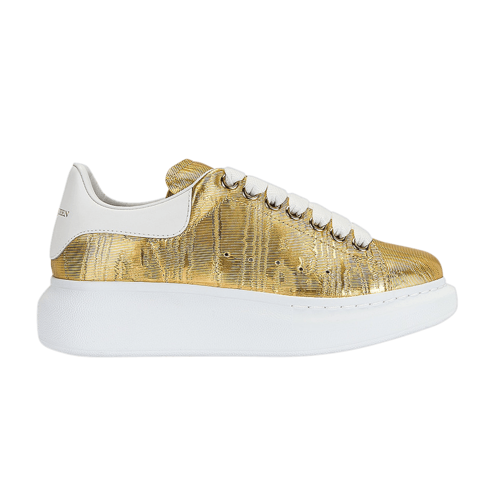 Alexander McQueen Oversized Sneaker 'Gold Lacquered Moiré'
