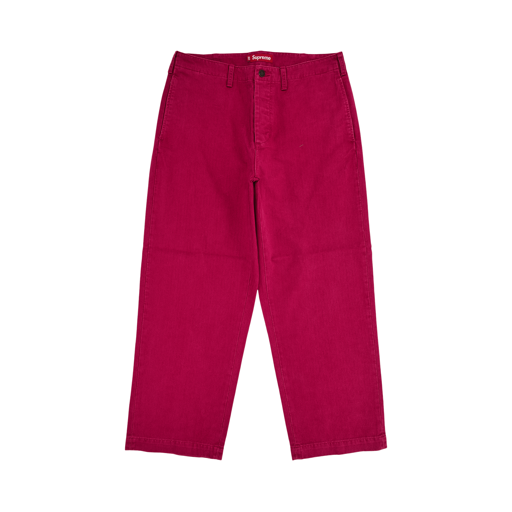 Supreme Washed Herringbone Chino Pant 'Plum'