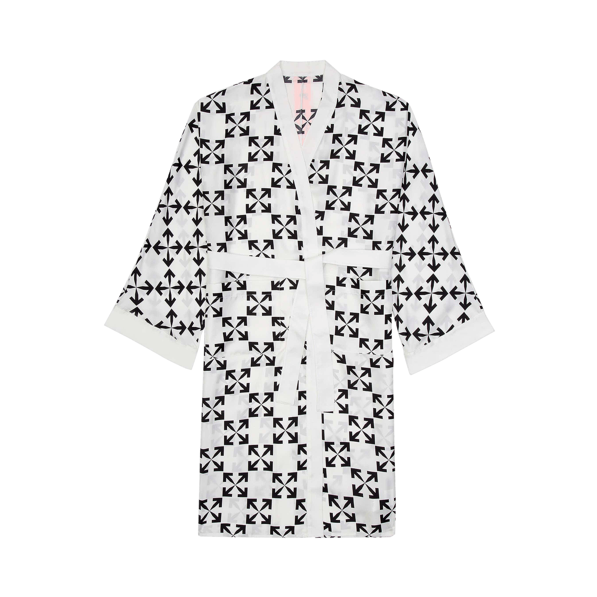 Off-White Arrow Pattern Robe 'Black/White'