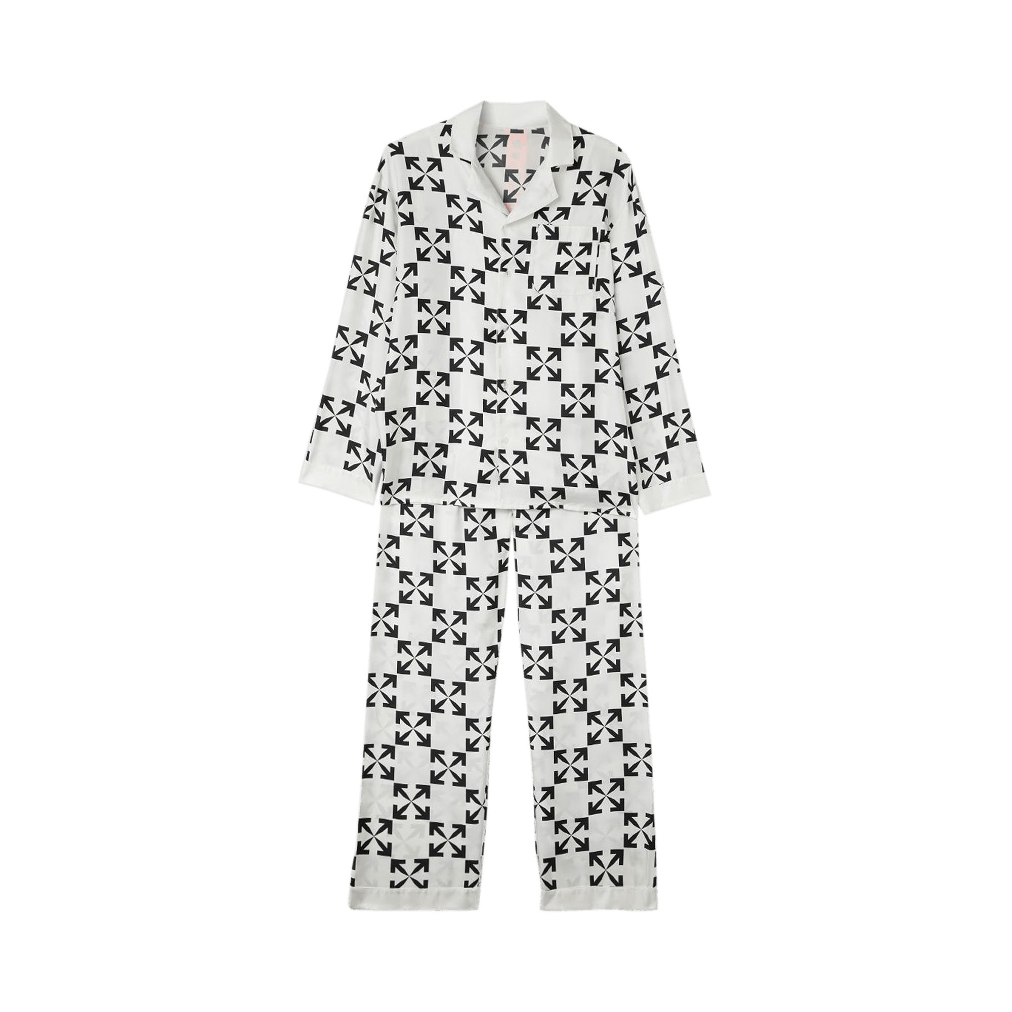 Off-White Arrow Pattern Pyjamas 'Black/White'