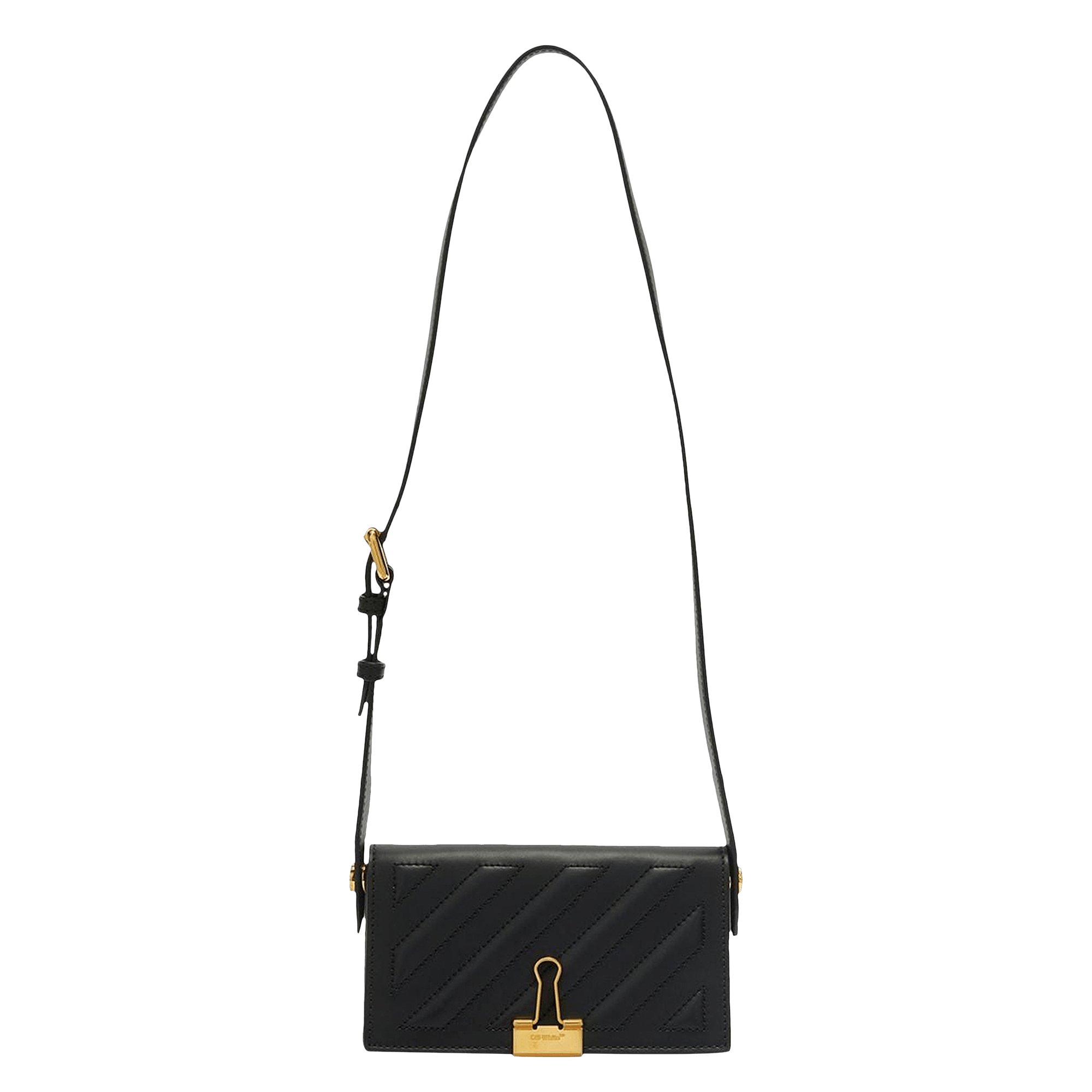 Off-White Cross 21 Shoulder Bag 'Black/Gold'