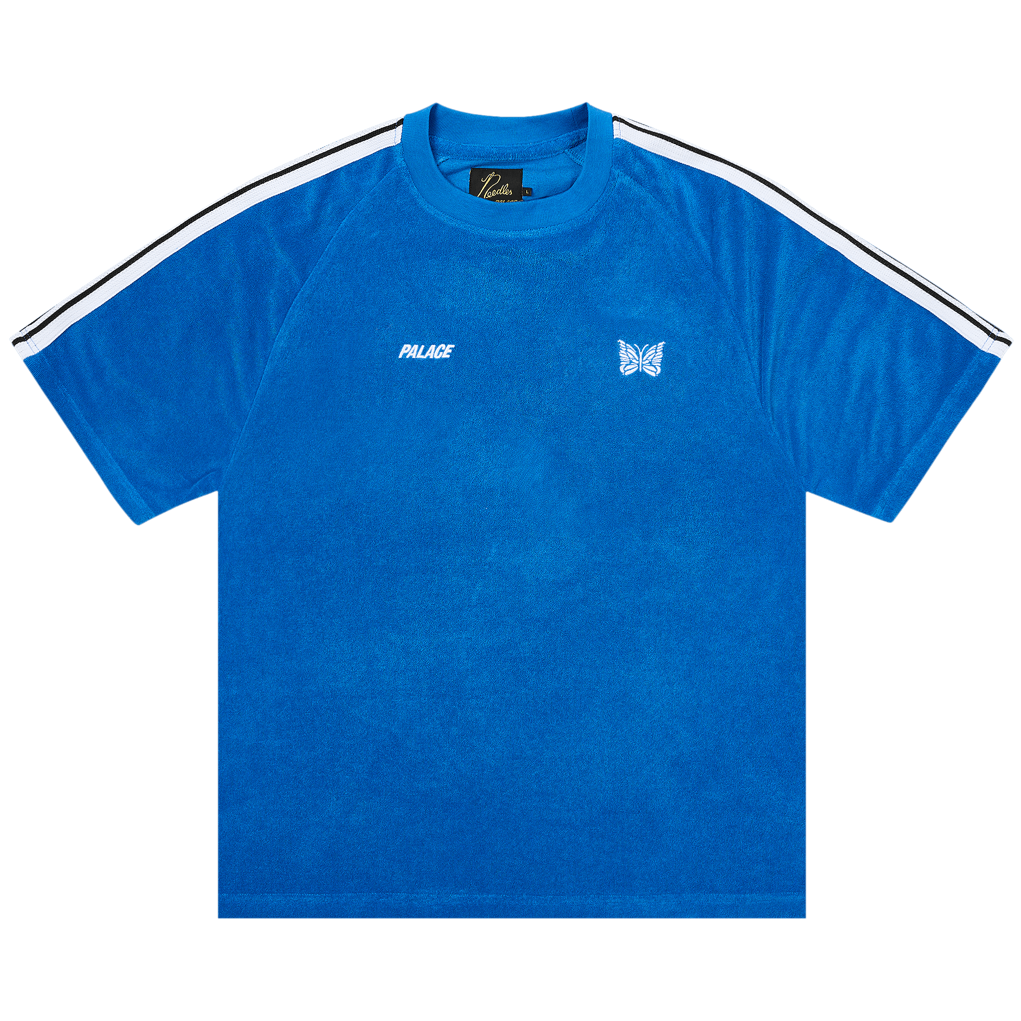 Palace x Needles Towelling T-Shirt 'Blue'