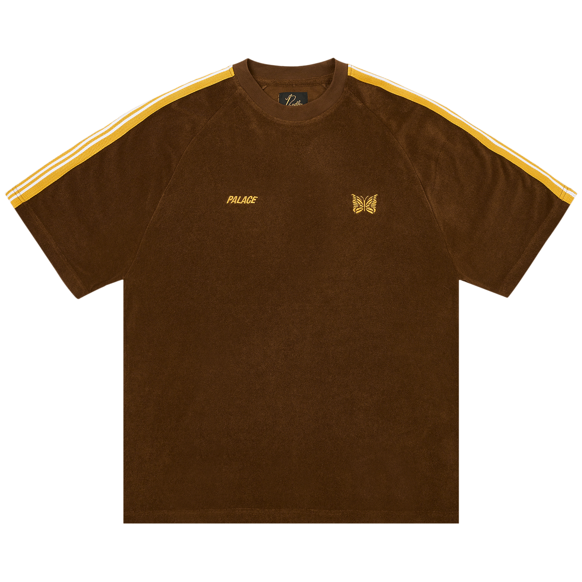 Palace x Needles Towelling T-Shirt 'Brown'