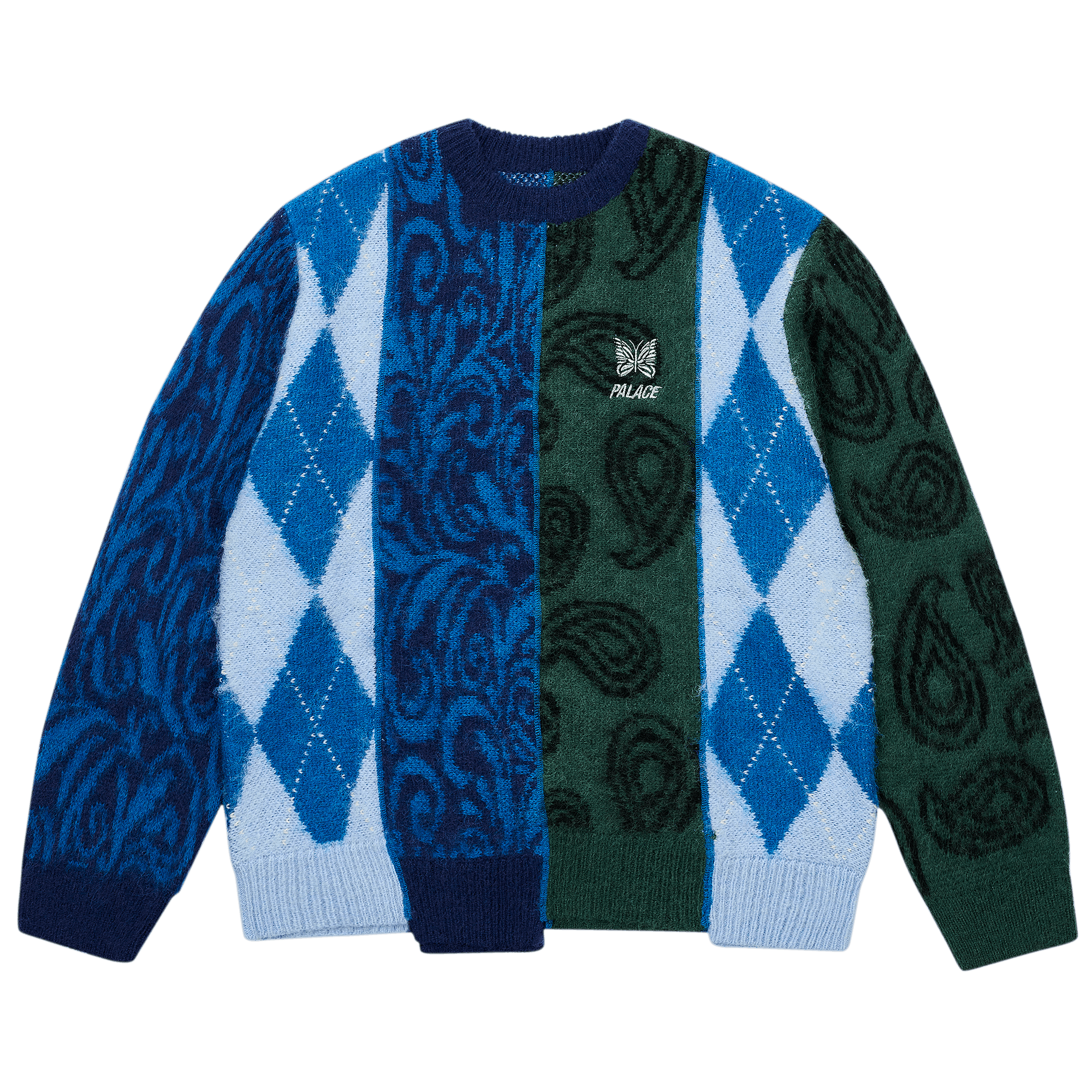 Palace x Needles Hairy Animal Knit 'Multi Fabric'