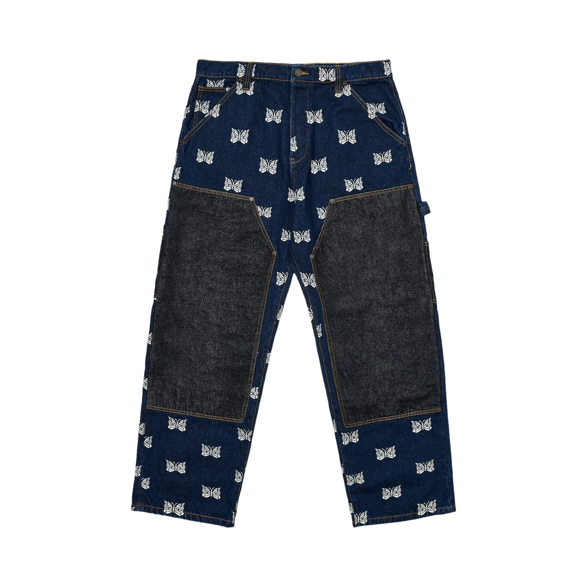 Palace x Needles Double Knee Pant 'Indigo'