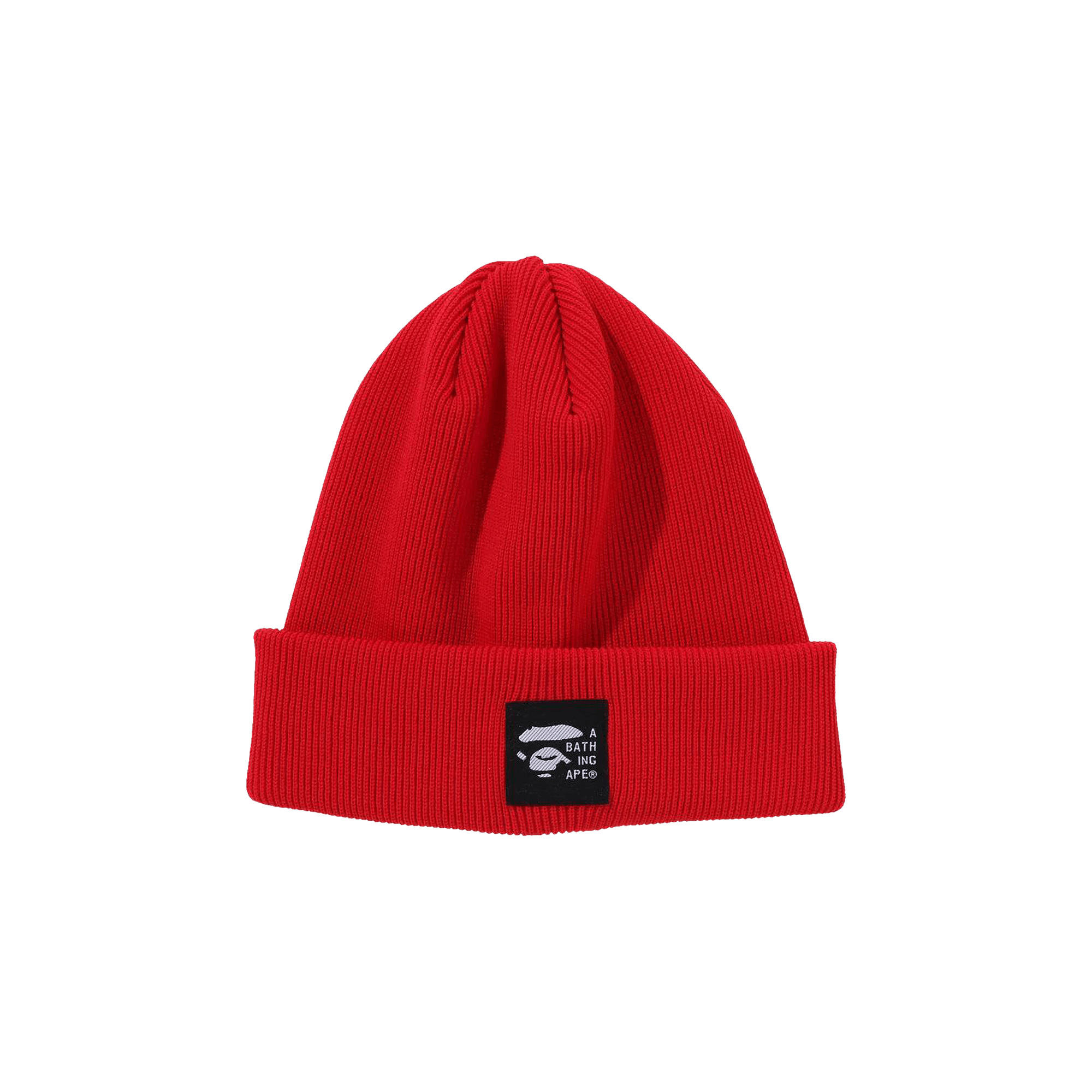 BAPE Logo Knit Cap 'Red'
