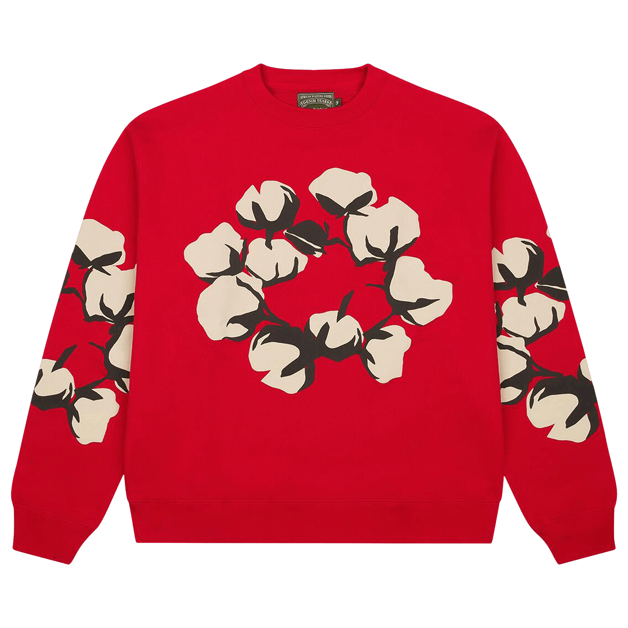 Denim Tears x Cactus Plant Flea Market Cactus Tears Crewneck 'Red'