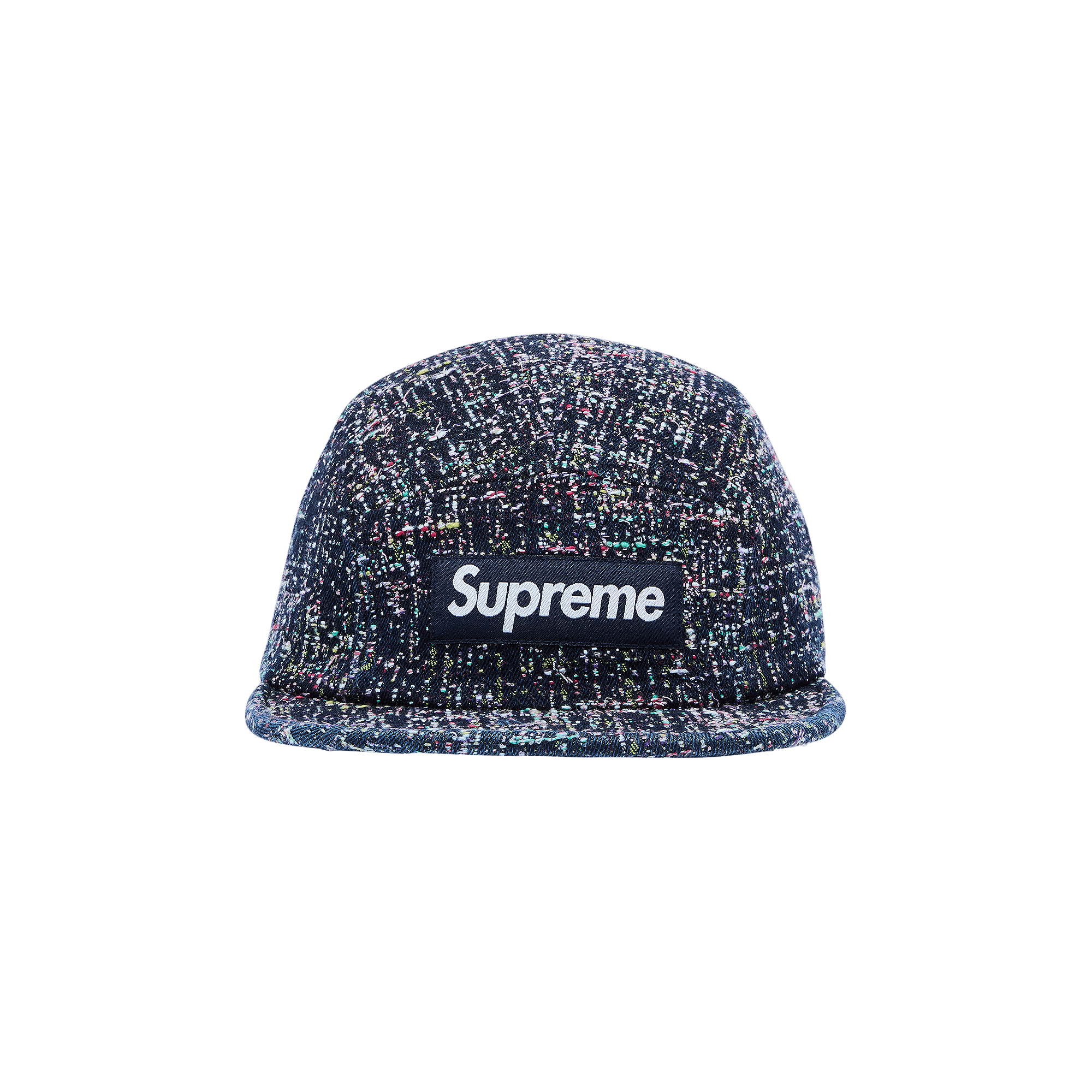 Supreme Denim Bouclé Camp Cap 'Indigo'
