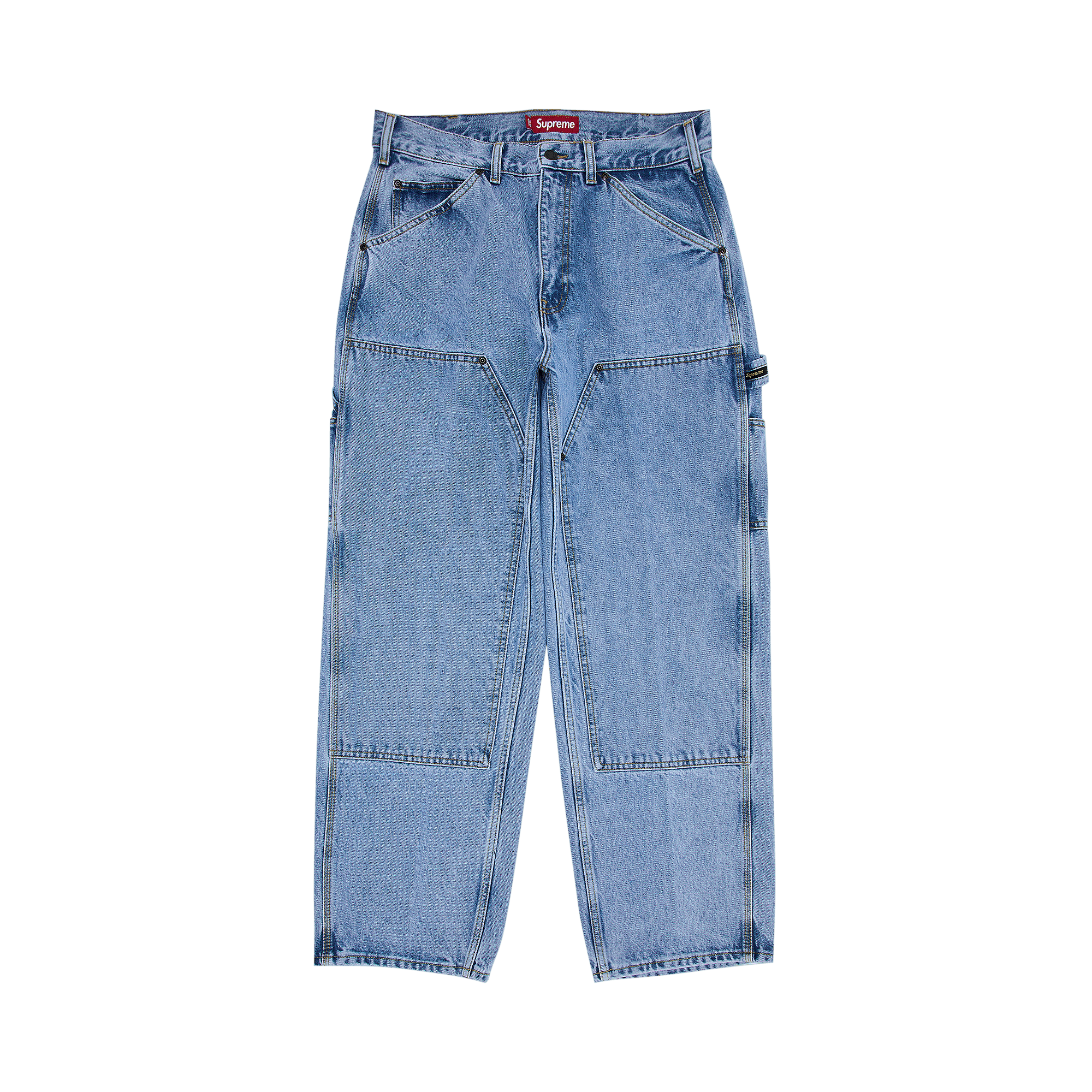 Supreme Double Knee Painter Pant 'Washed Indigo'