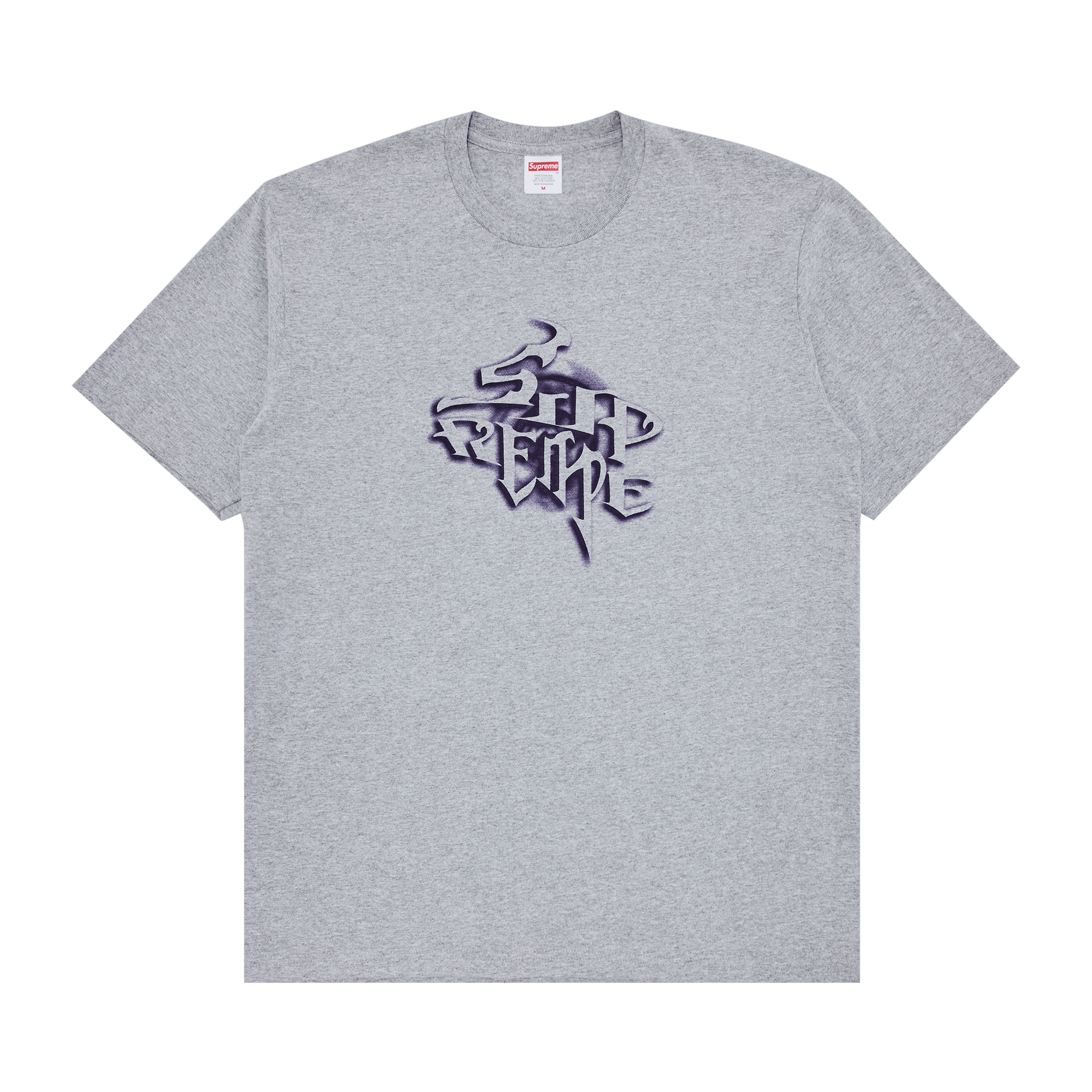 Supreme Smoke Tee 'Heather Grey'
